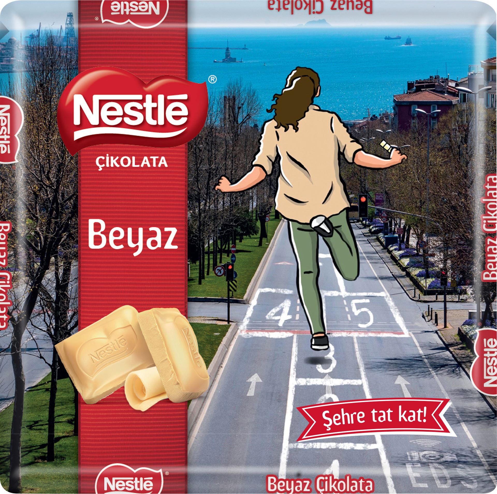Nestle Classıc Beyaz Kare Çikolata 60 G