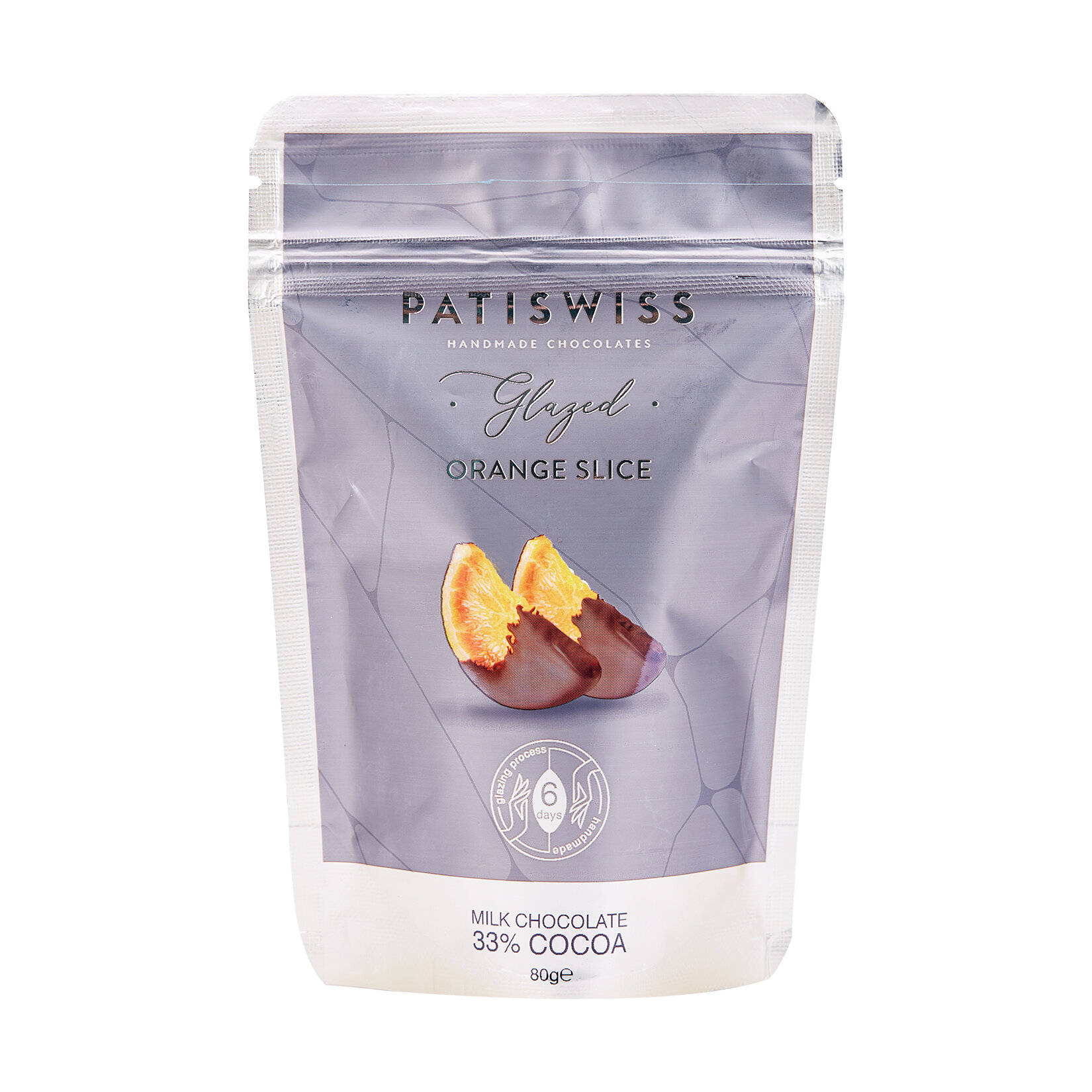 Patıswıss Sütlü Çikolatalı Portakal Dilimi 80 G