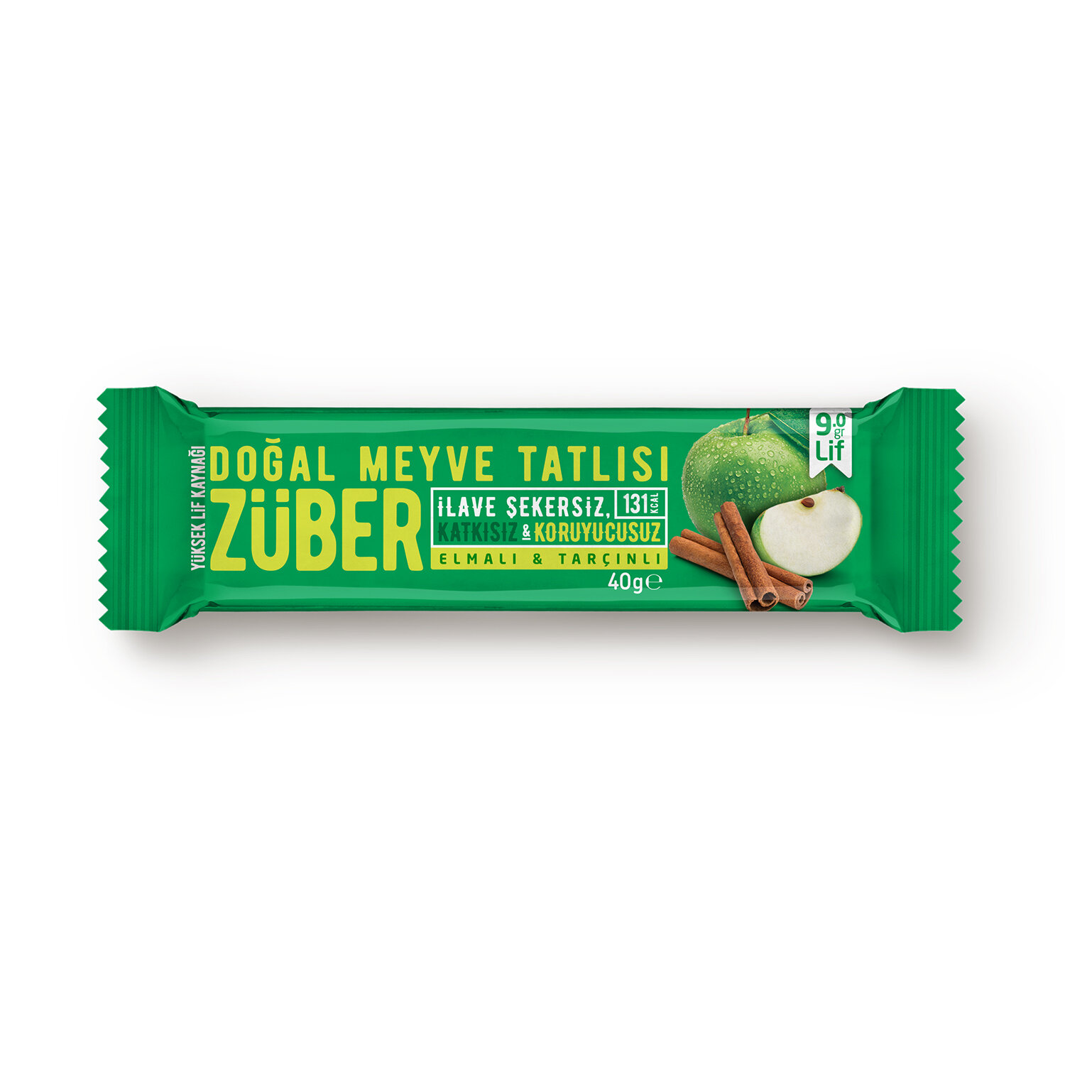 Züber Elmalı Tarçınlı Meyve Bar 40 G