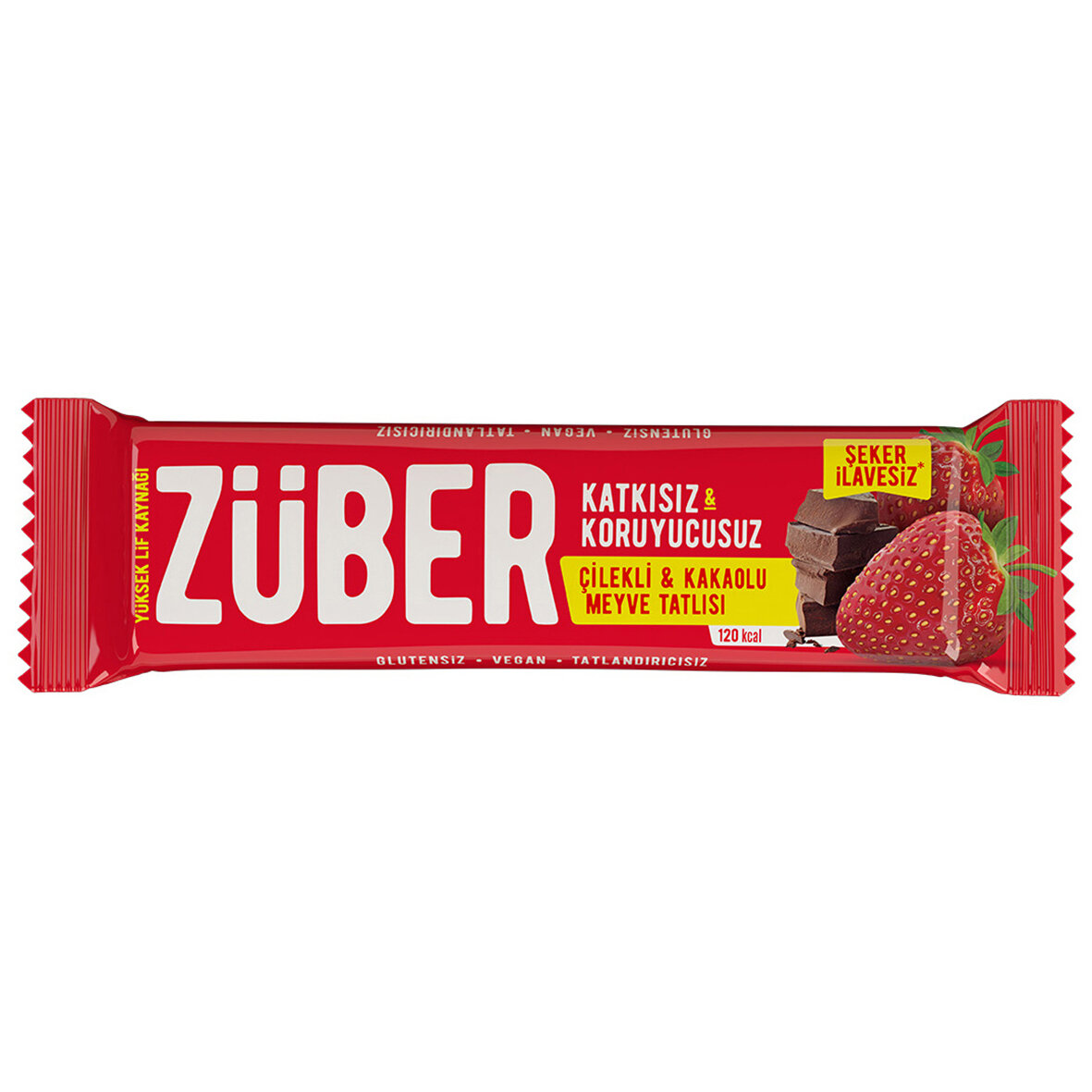 Züber Çilekli Kakaolu Meyve Bar 40 G