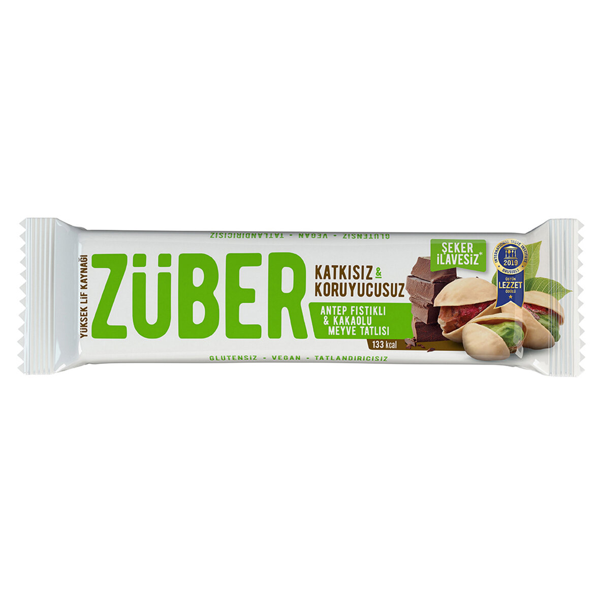 Züber Antep Fıstıklı Kakaolu Meyve Bar 40 G