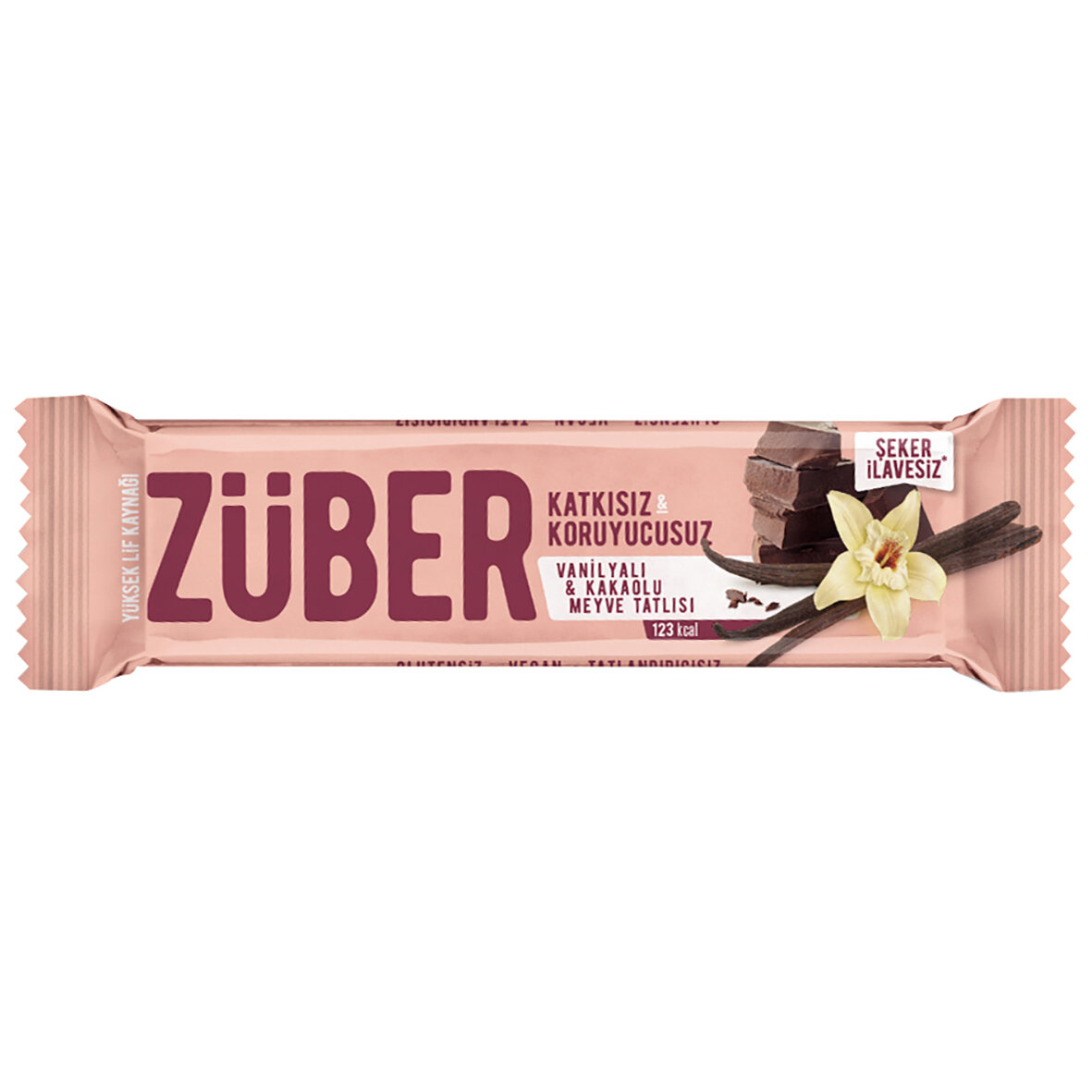 Züber Vanilyalı Kakaolu Meyve Bar 40 G
