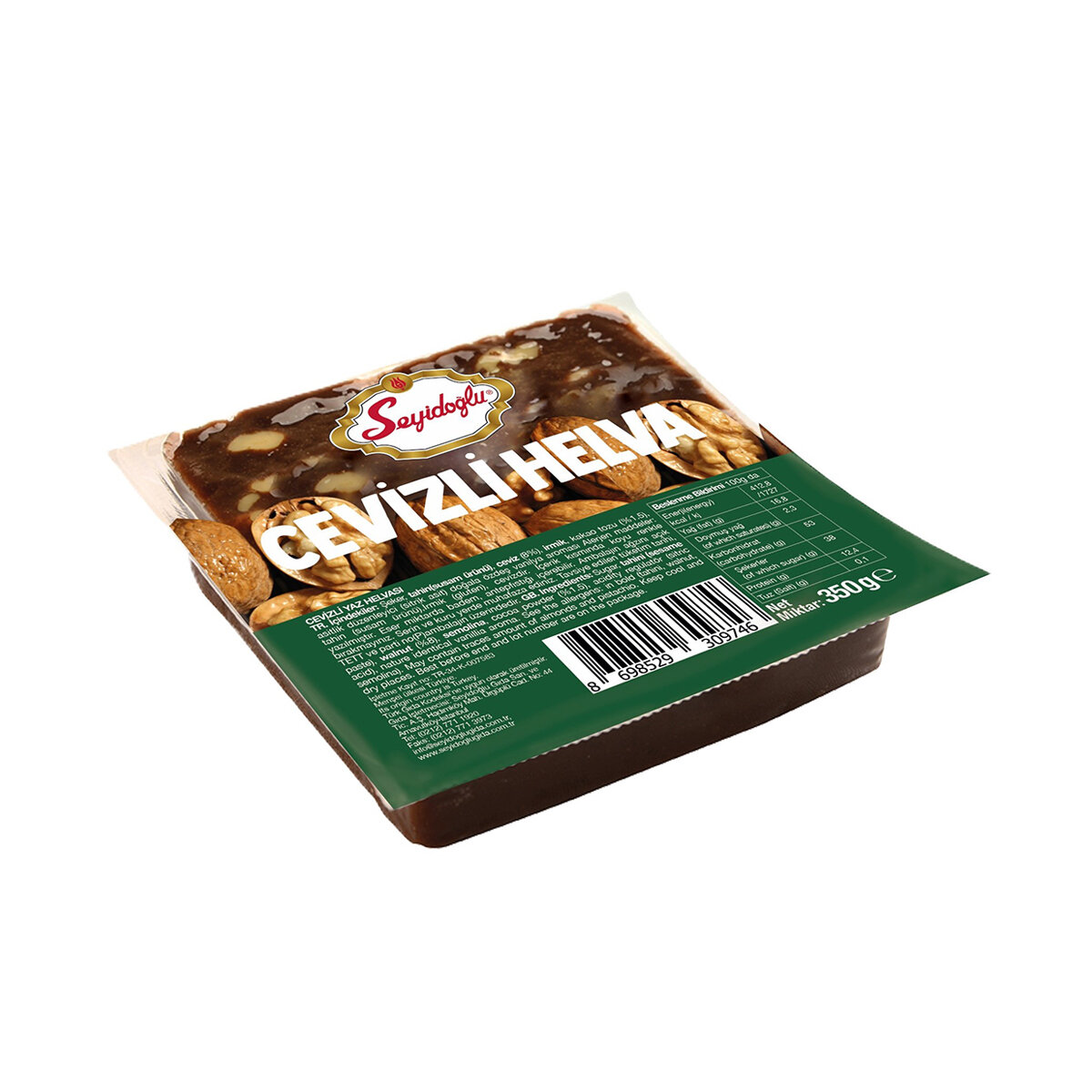 Seyidoğlu Cevizli Helva Vakumlu 350 G