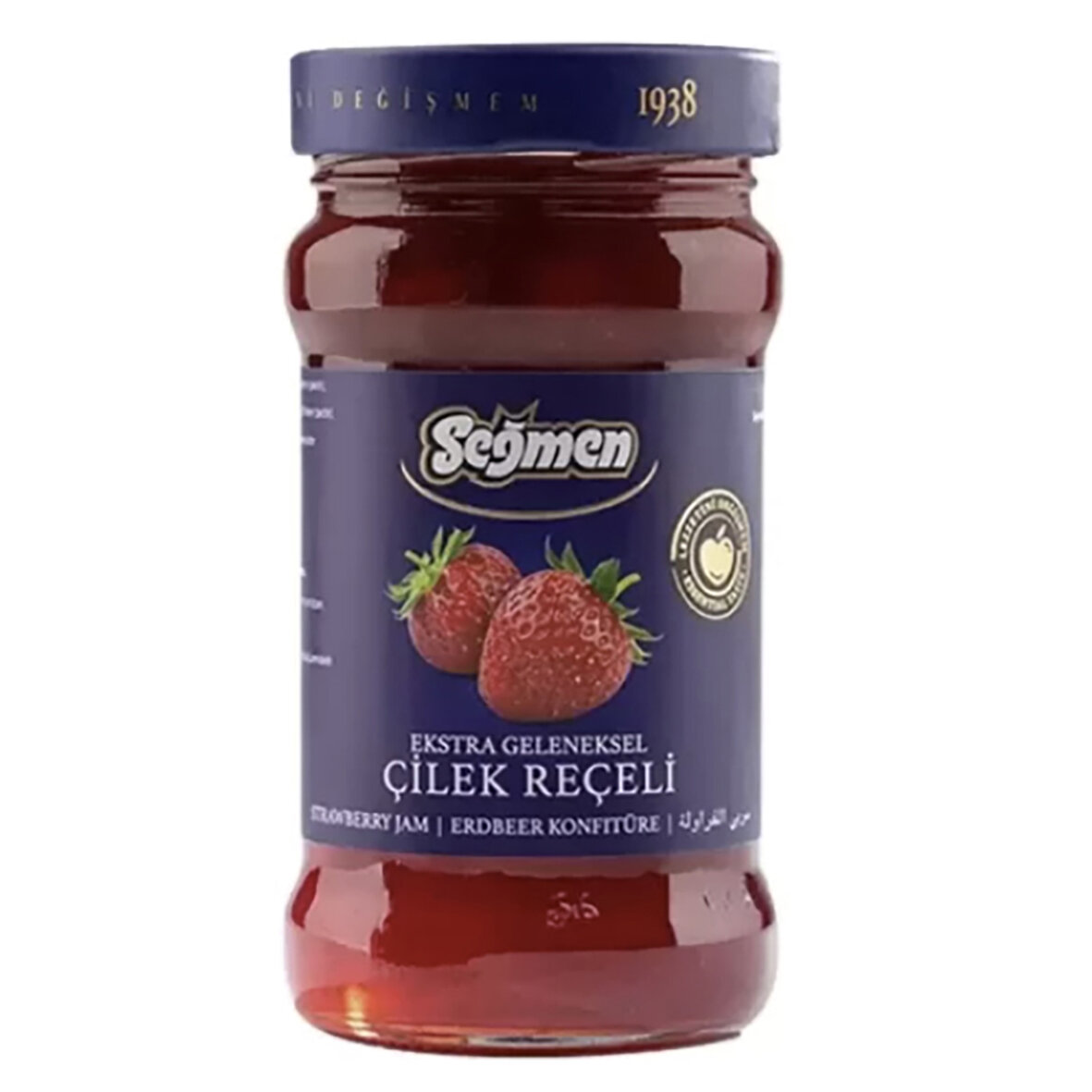 Seğmen Çilek Reçeli 380 G Kavanoz