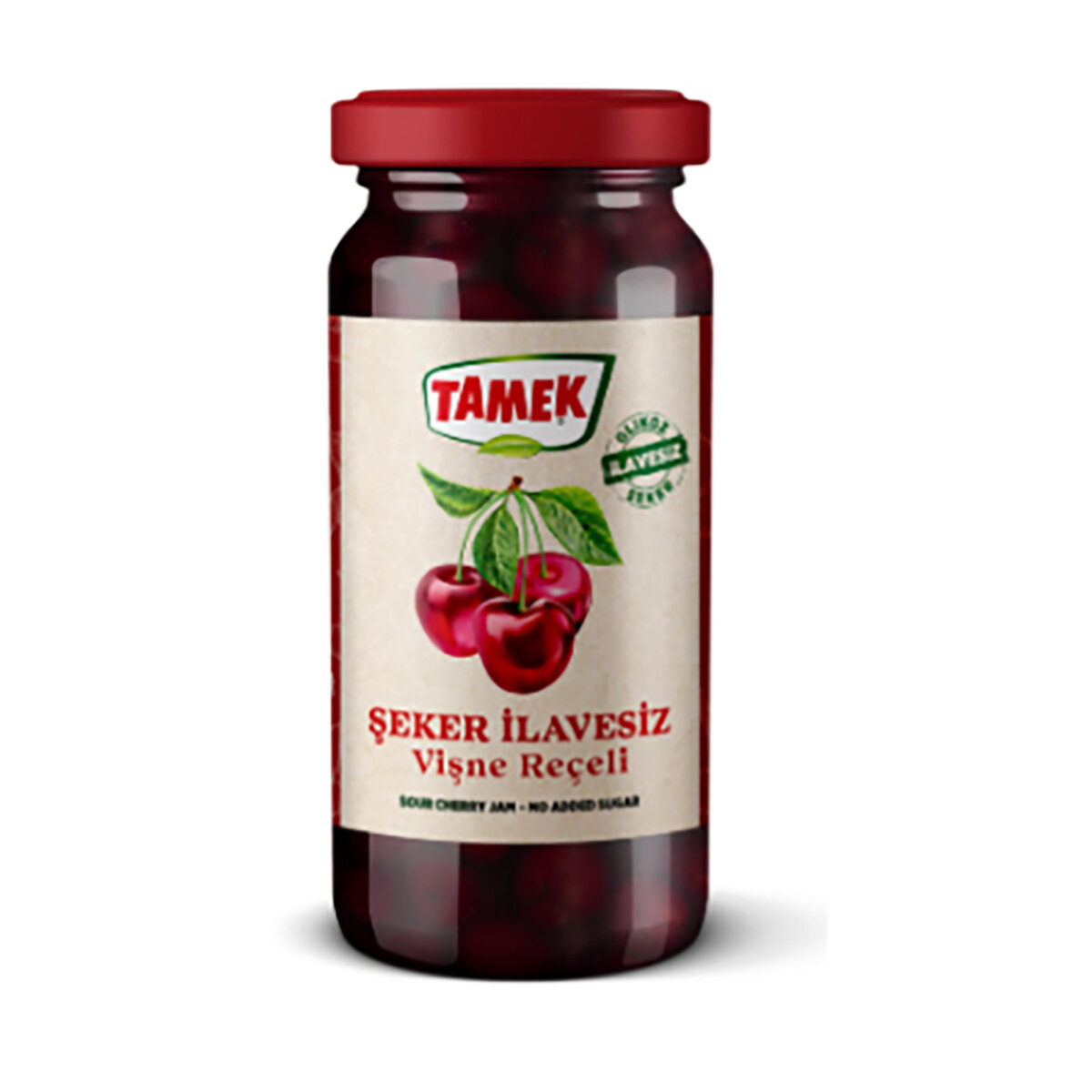 Tamek Şeker İlavesiz Vişne Reçeli 290 G