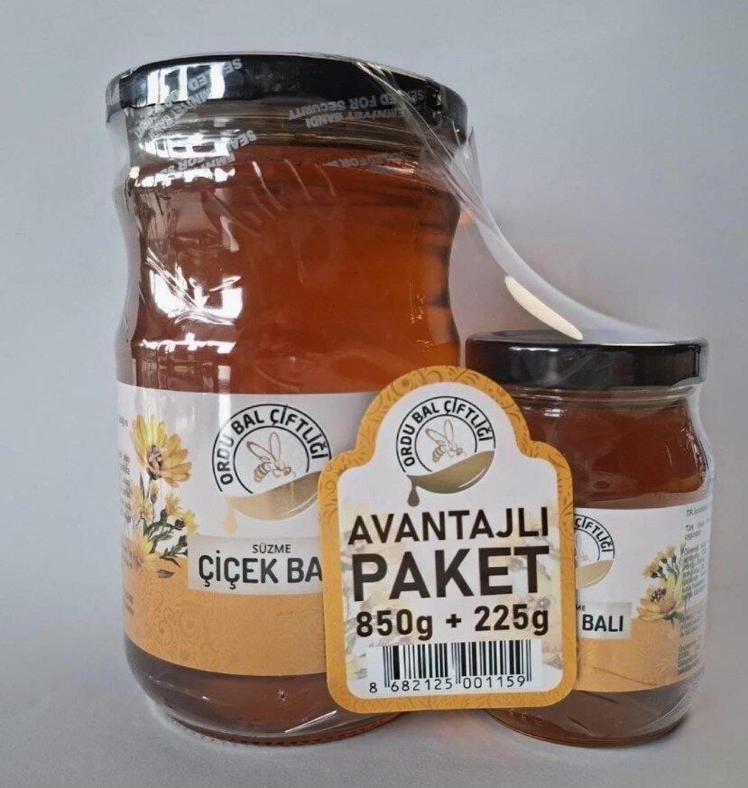 Ordu Bal Çiftliği Çiçek Balı 850 G+225 G Hediyeli