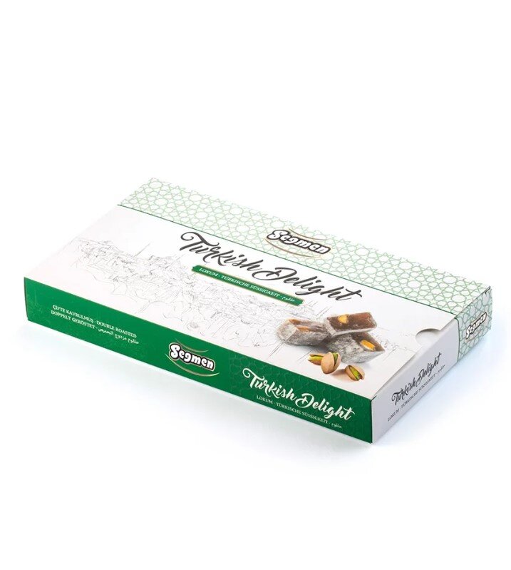 Seğmen Çifte Kavrulmuş Fıstıklı Lokum 500 G Kutu