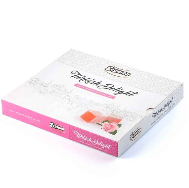 Seğmen Güllü Lokum 500 G Kutu