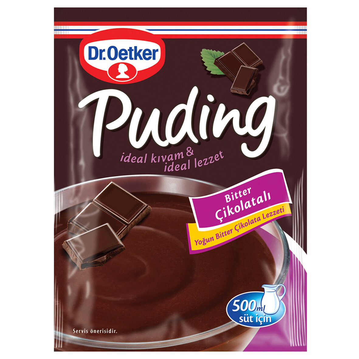 Dr.Oetker Puding Bitter Çikolatalı 111 G