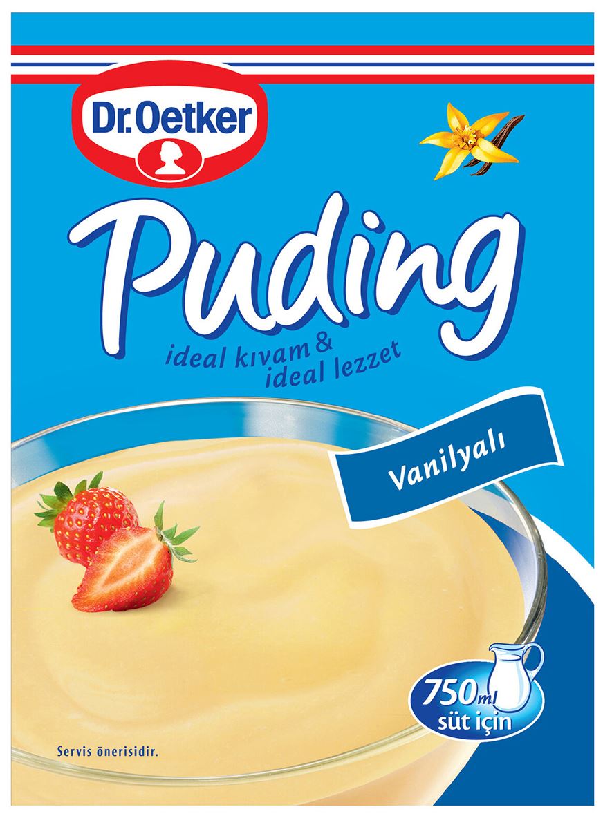 Dr.Oetker Vanilyalı Puding Toz Karışımı 120 G