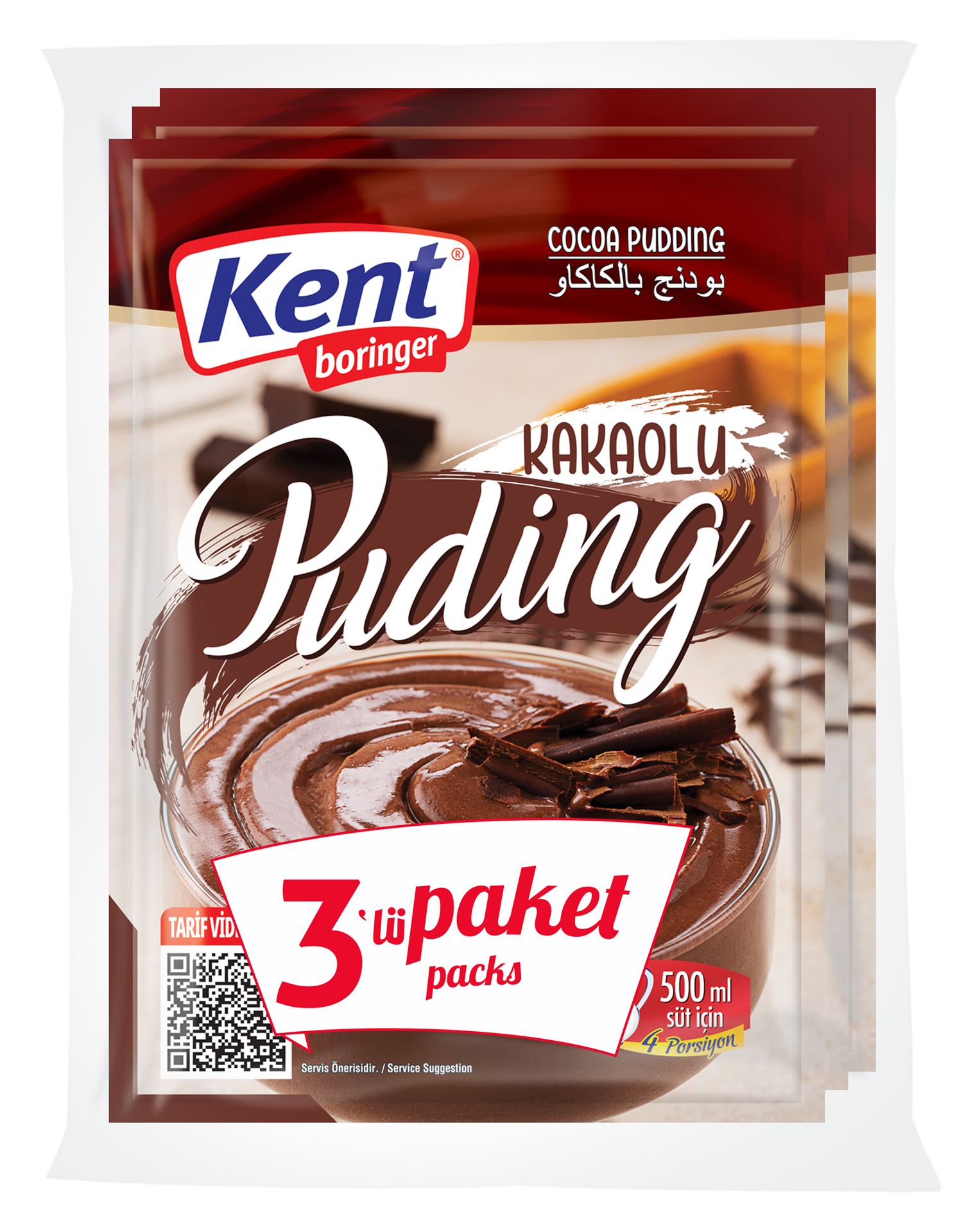 Kent Borınger Pudıng Kakaolu 3*104G