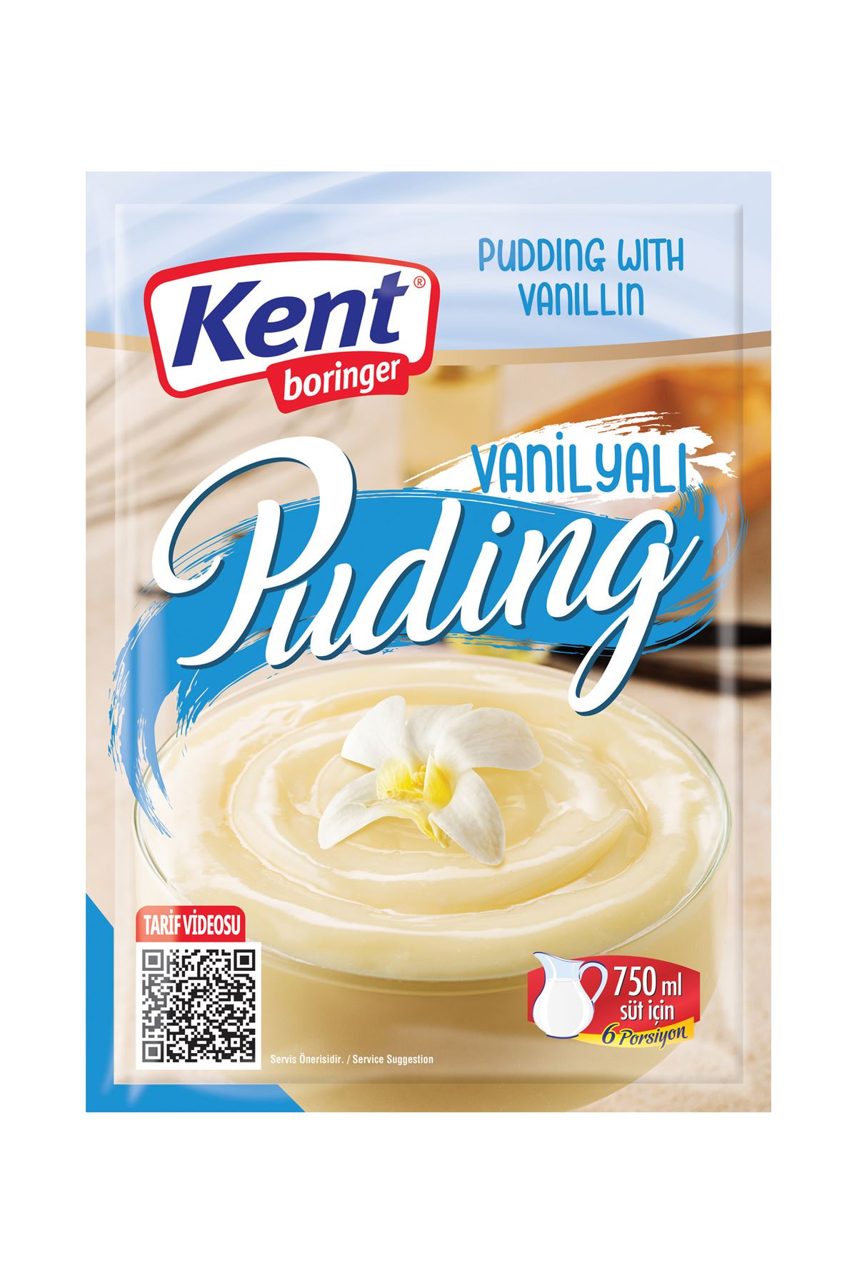 Kent Borınger Pudıng Vanilyalı 125 G