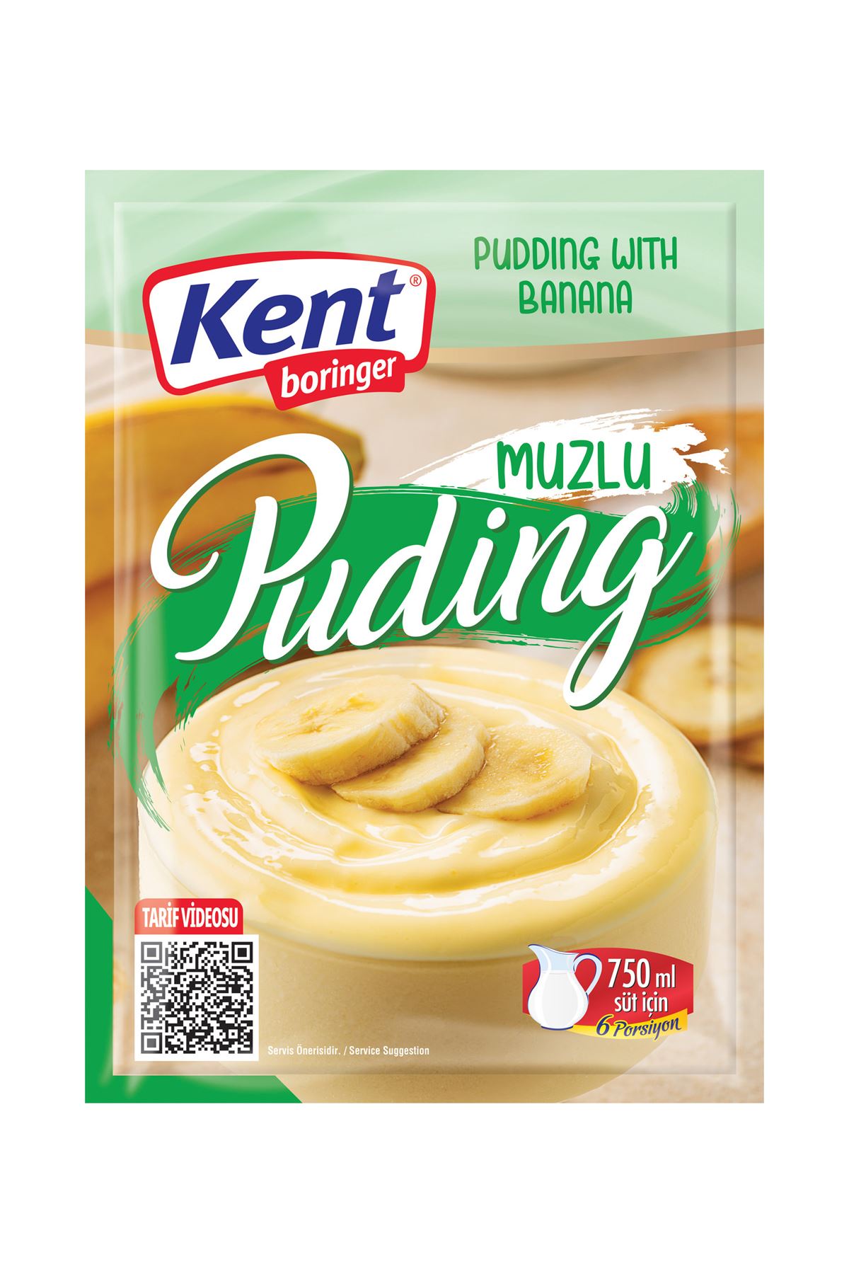 Kent Borınger Pudıng Muzlu 125 G