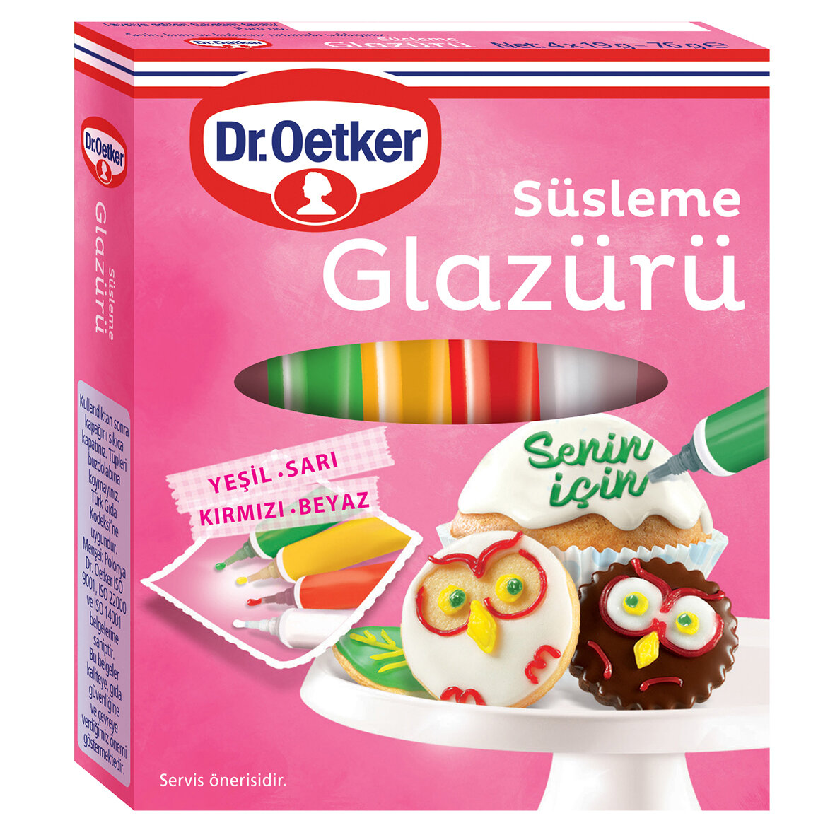 Dr.Oetker Süsleme Glazürü 76 G