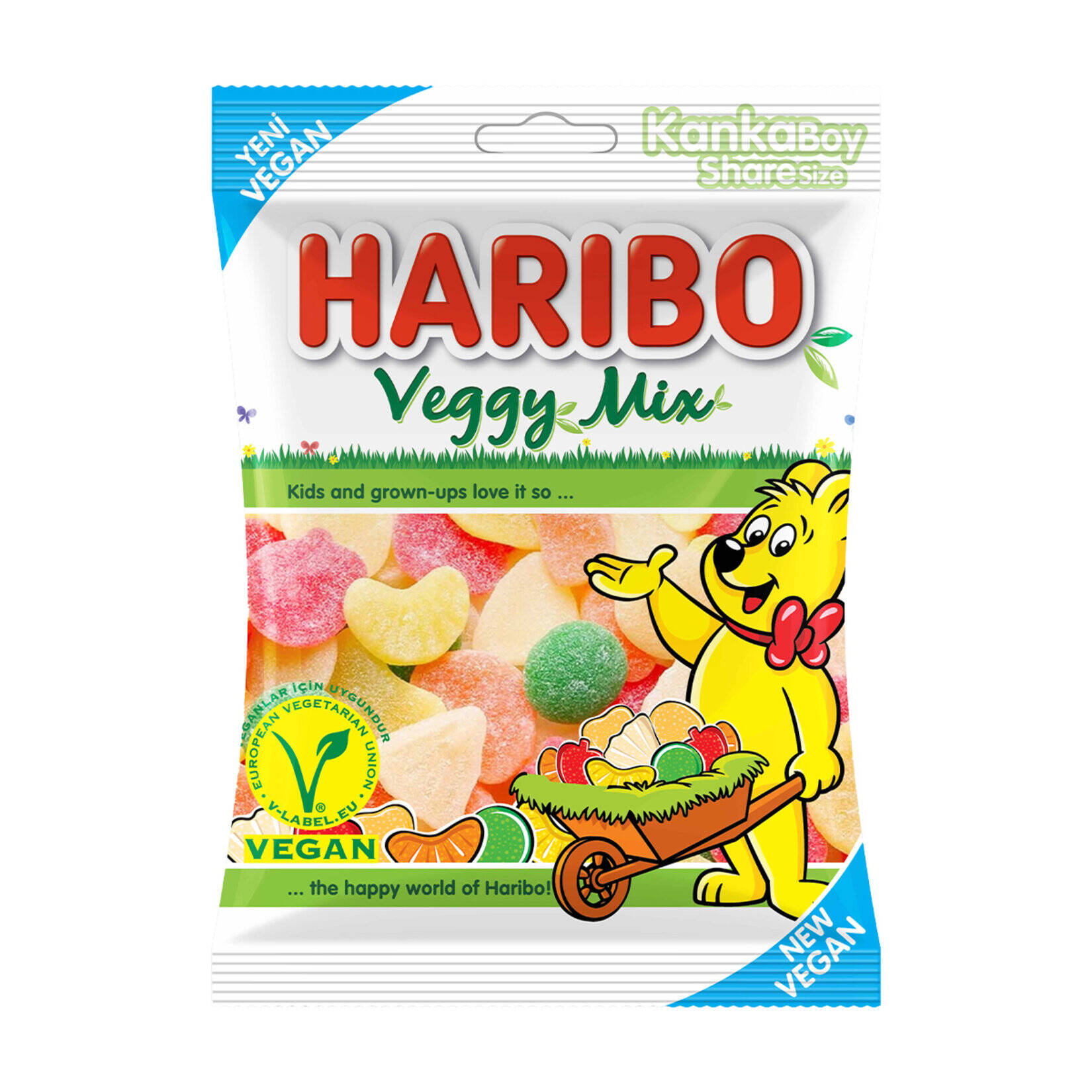 Haribo Veggy Mıx Meyve Arom.Yumuşak Şekerleme 80 G