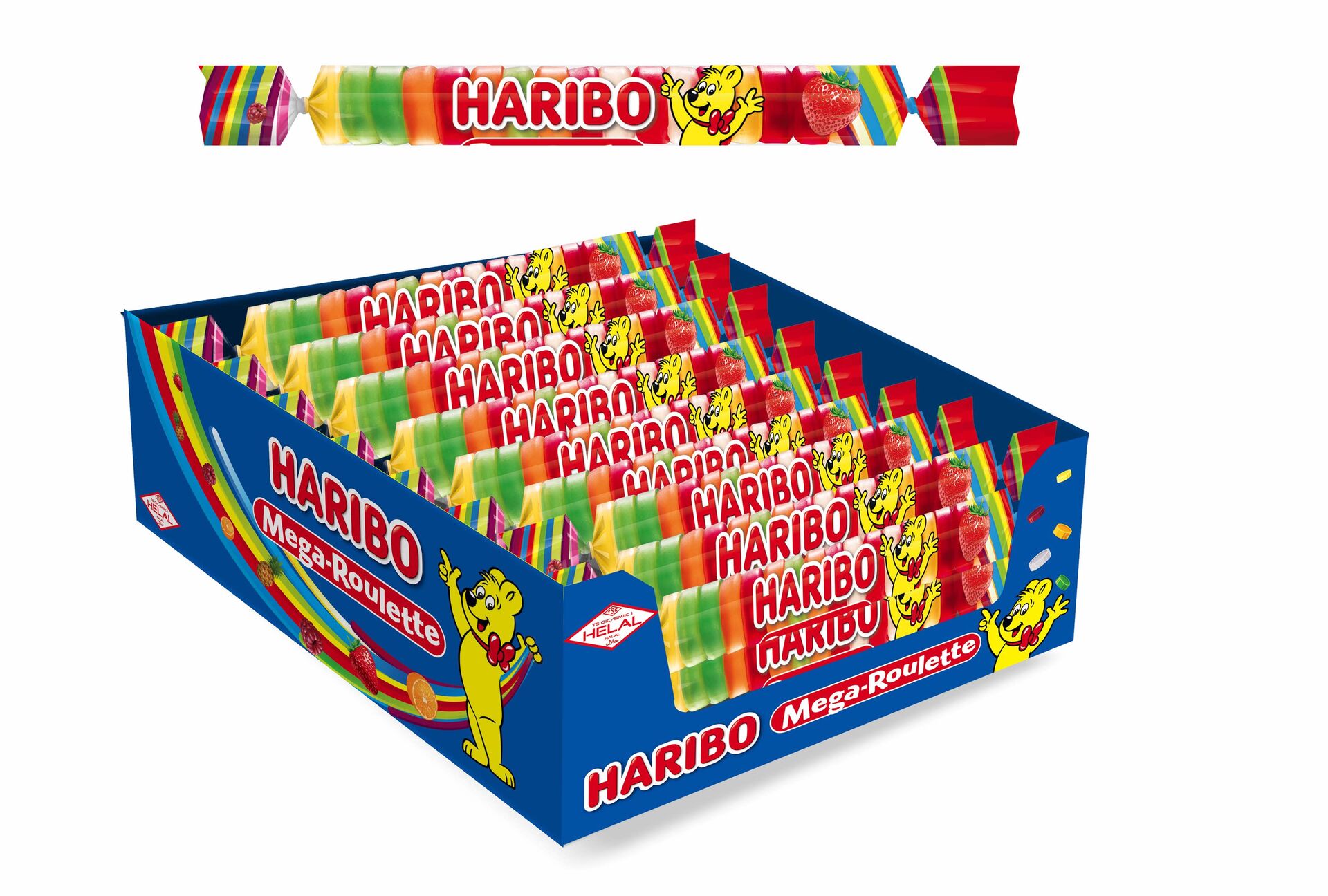 Haribo Mega Roulette Meyve Aro.Yum.Şekerleme 45 G