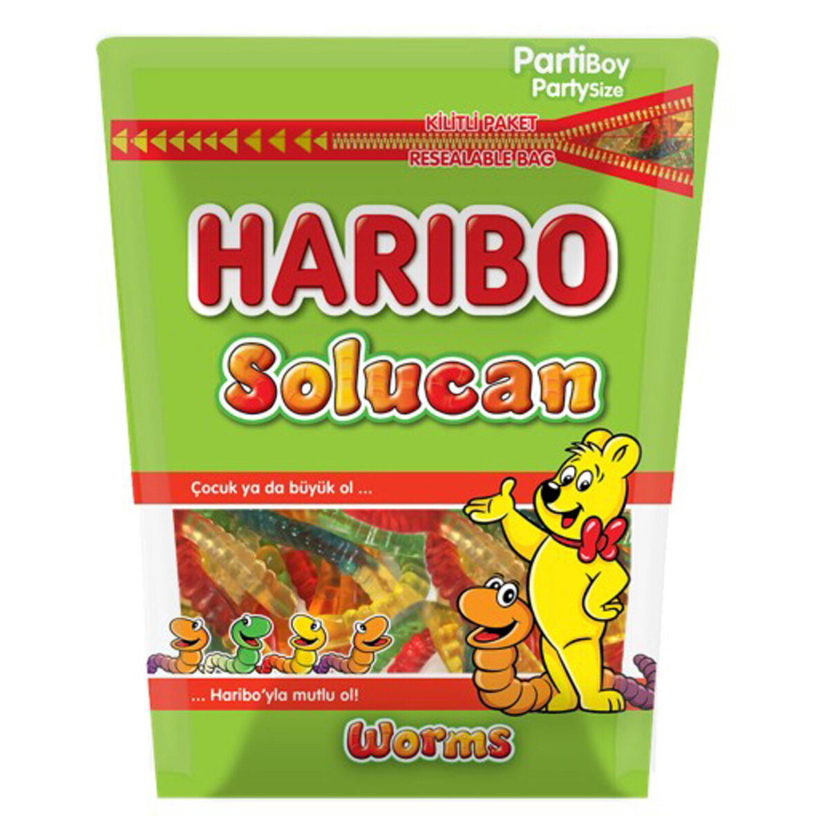 Haribo Worms Kilitli Paket 200 G