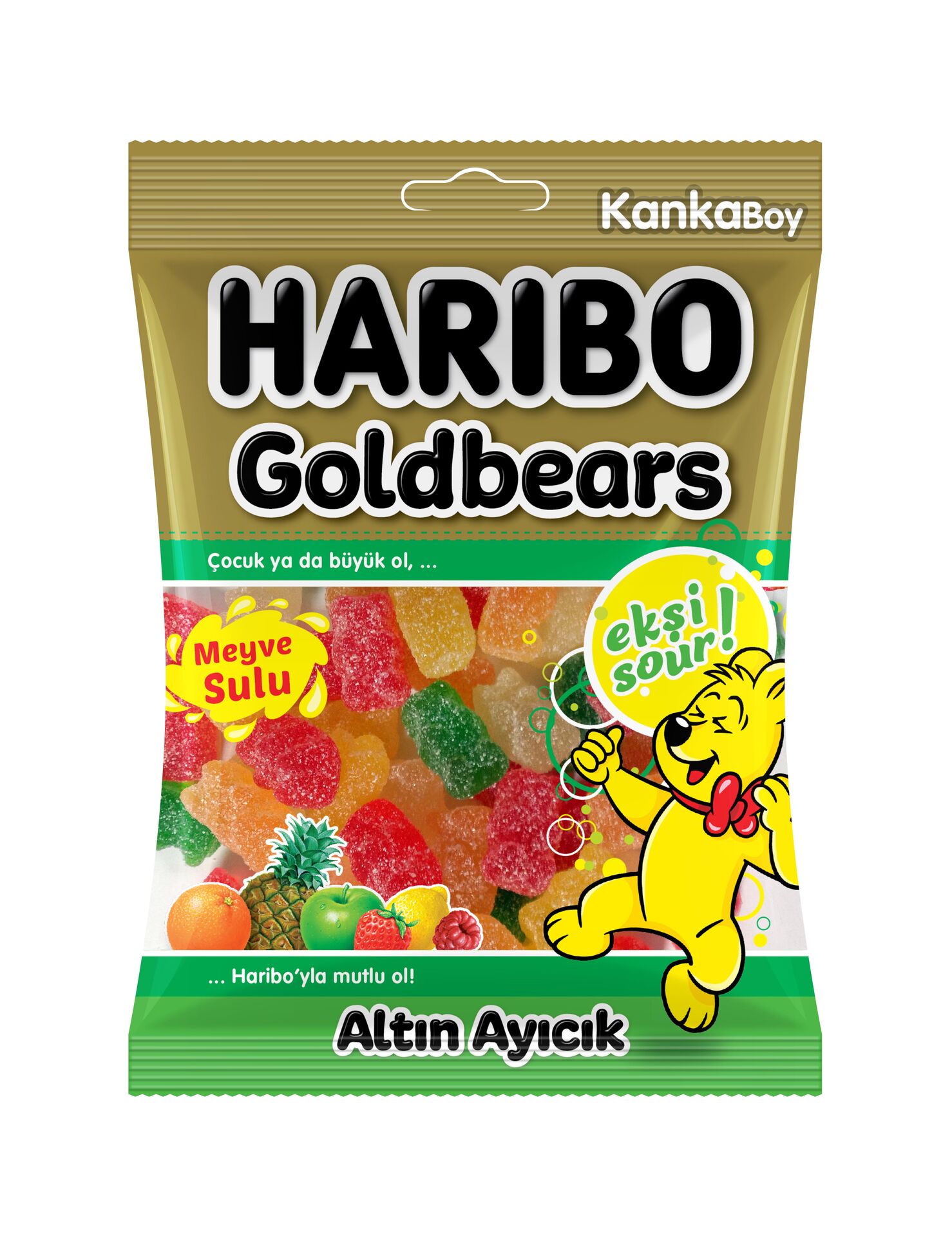 Haribo Sour Goldbears Meyve Sulu Şekerleme 70G
