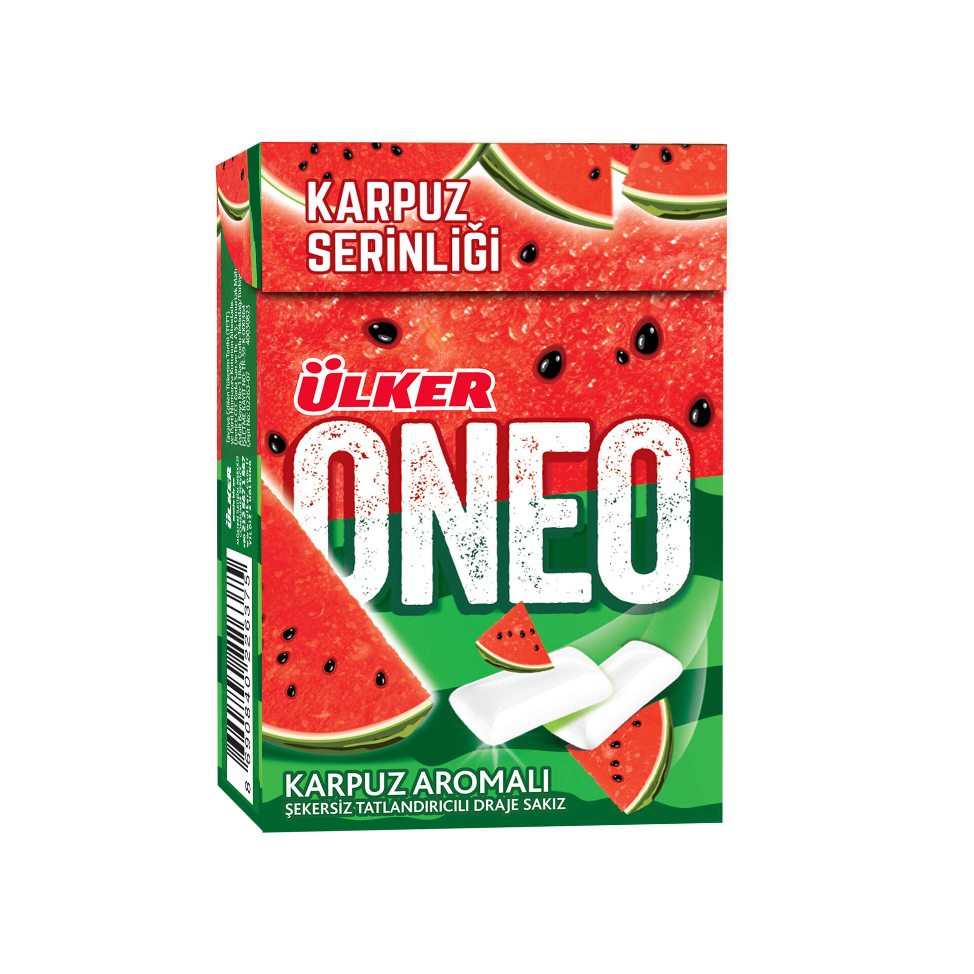 Oneo Karpuz Aromalı  Draje Sakız 21 G