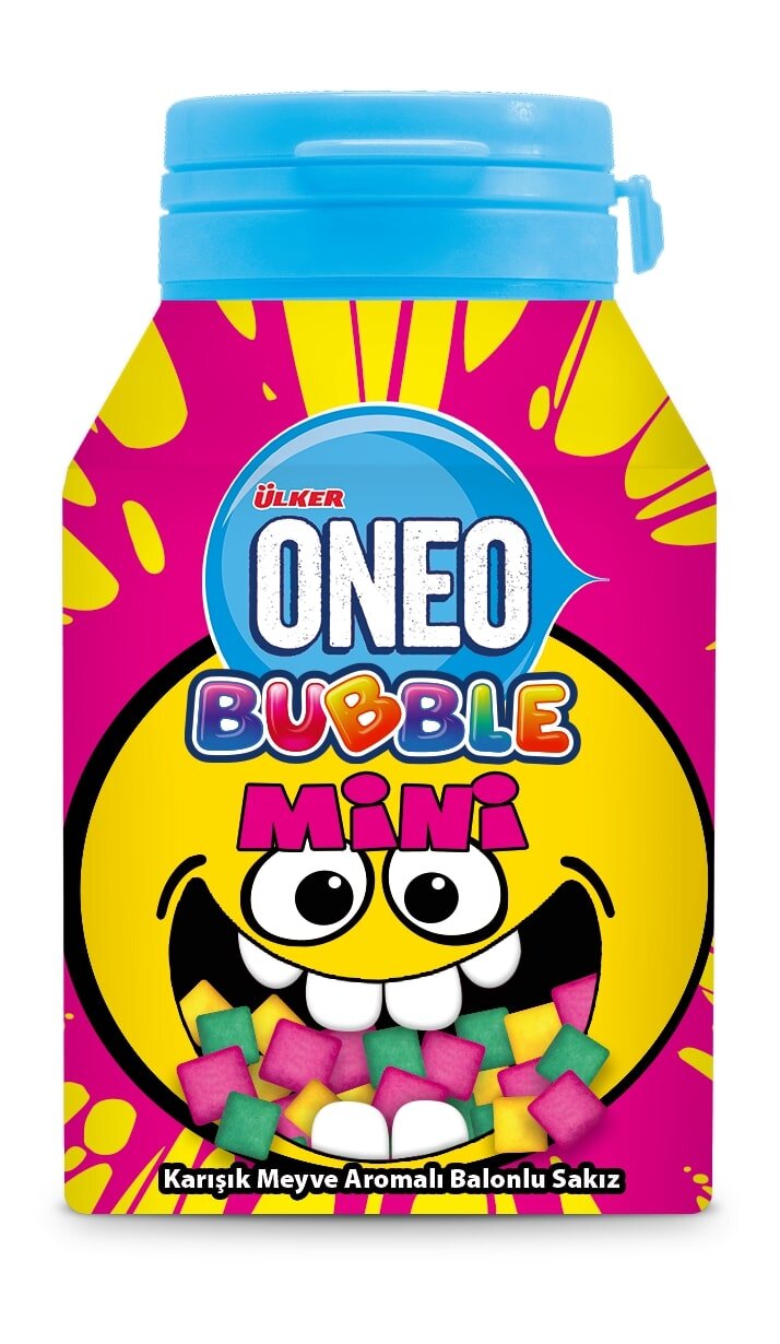 Oneo Bubble Mini Karışık Meyve Aromalı Sakız 60 G