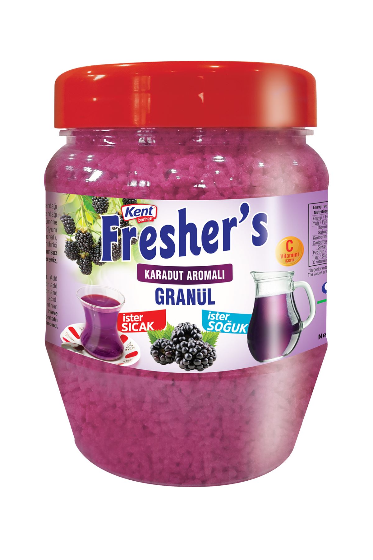 Kent Borınger Freshers Karadut Aro.Granül İçe.300G