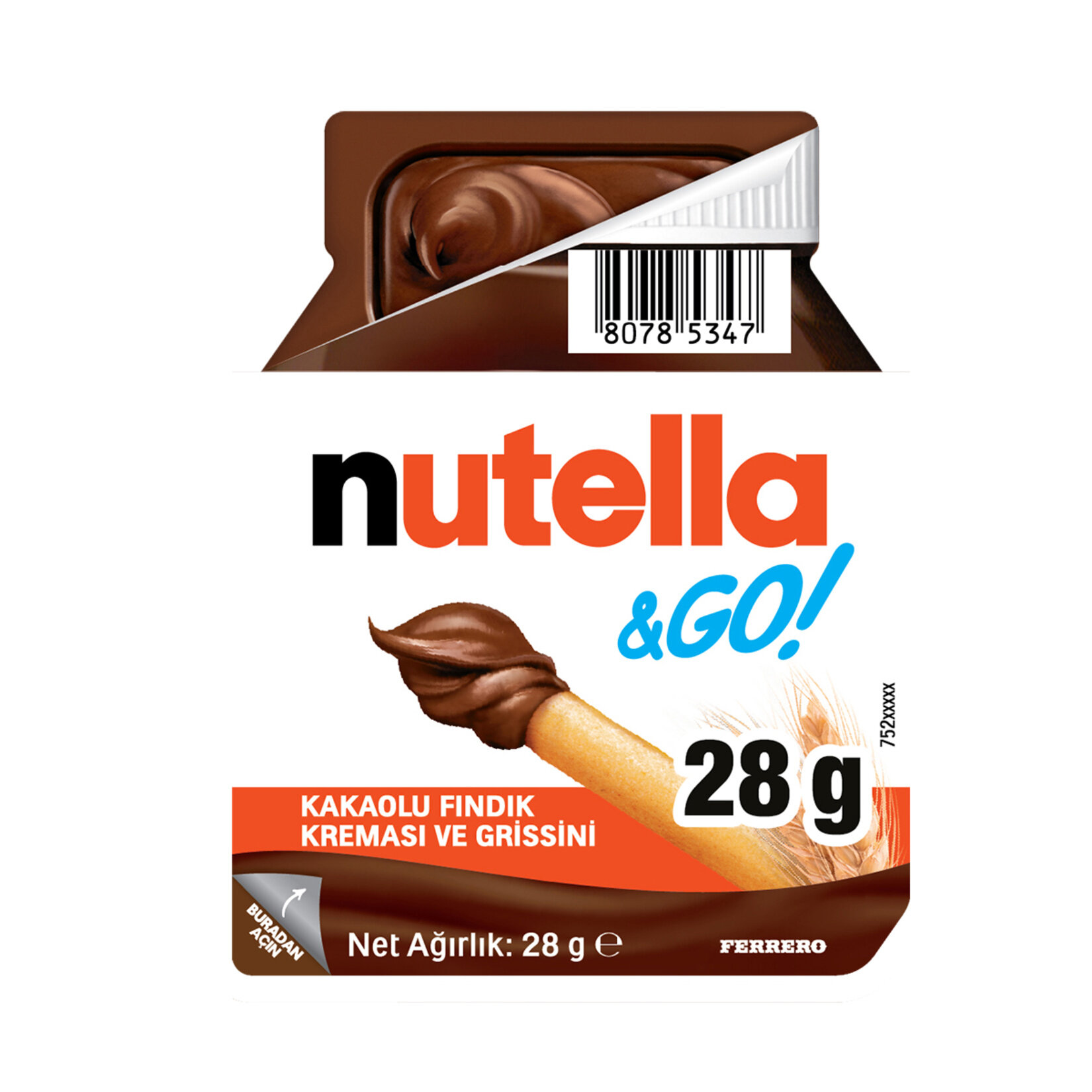 Nutella&Go Kakaolu Fındık Kreması Ve Grissini 28 G