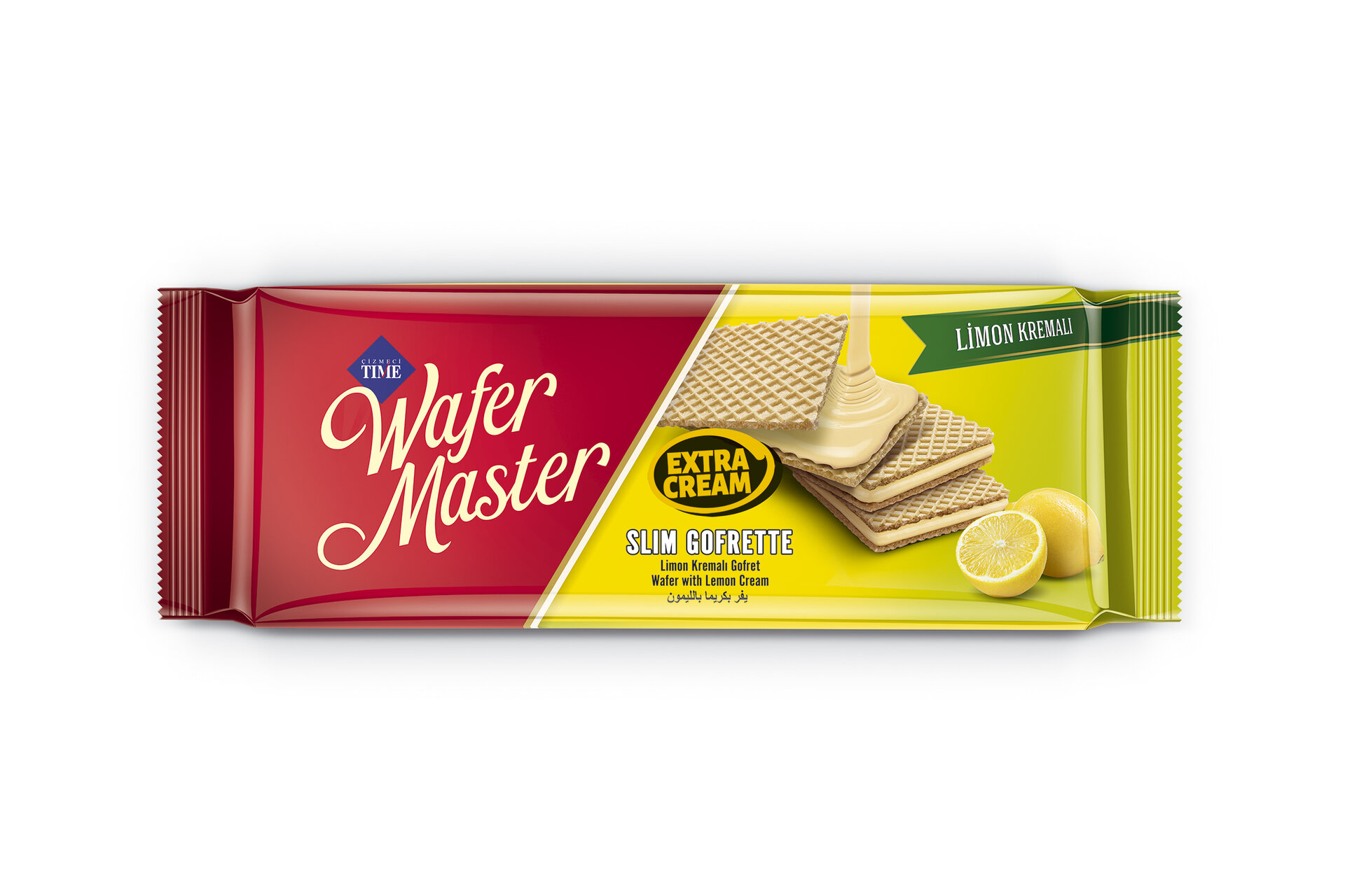 Çizmeci Tıme Wafer Master Slım Gofret Limon 128 G