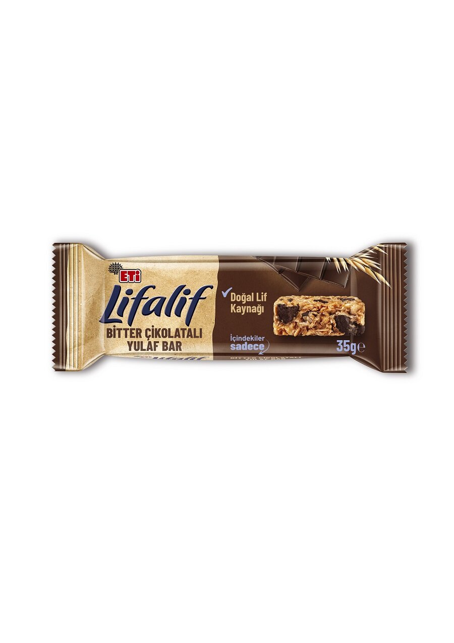 Eti Lifalif Bitter Çikolatalı Yulaf Bar 35 G