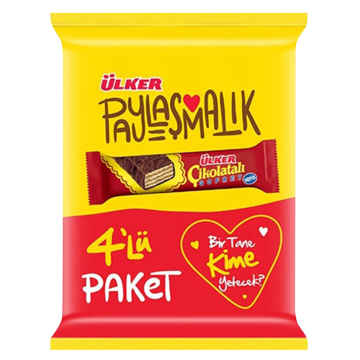 Ülker Çikolatalı Gofret 4Lü Paket 144G