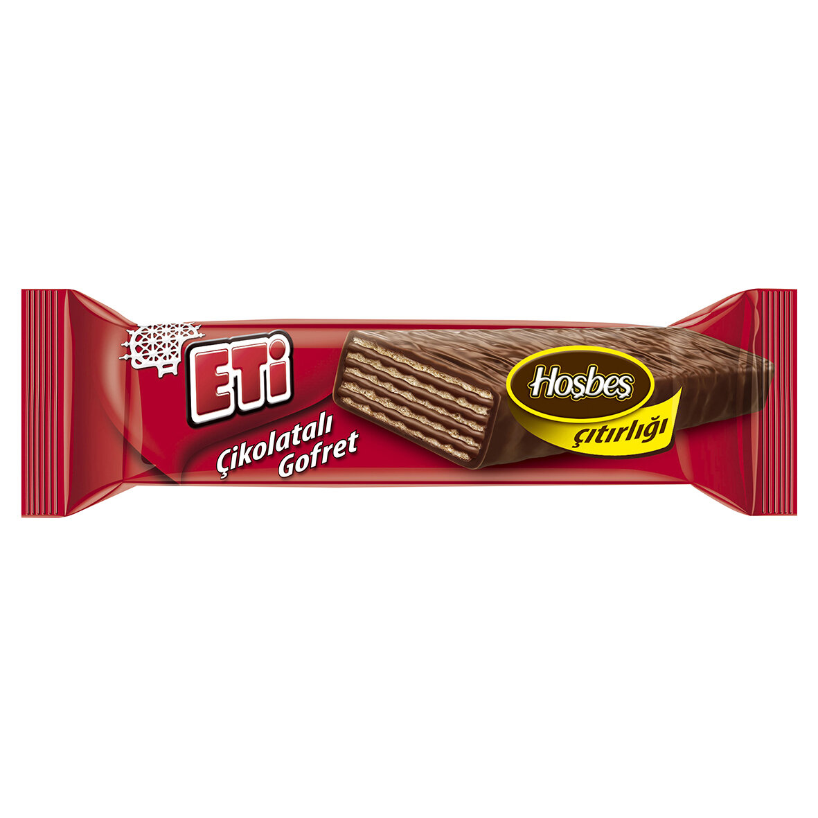 Eti Sütlü Çikolata Kaplı Fındık Kremalı Gofret 34G