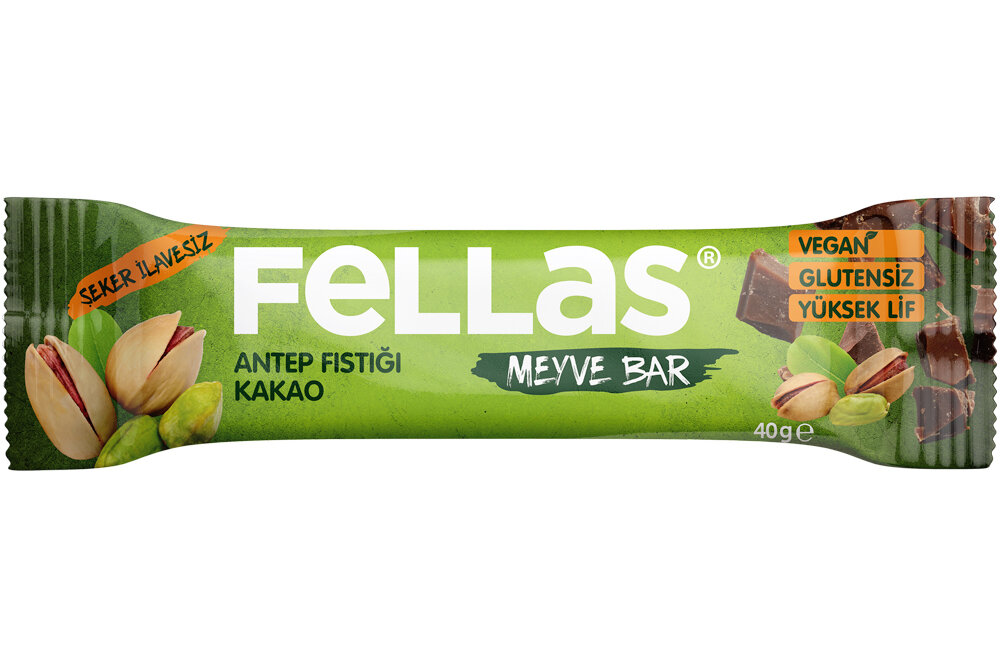 Fellas Antep Fıstıklı Ve Kakaolu Meyve Barı 40 G