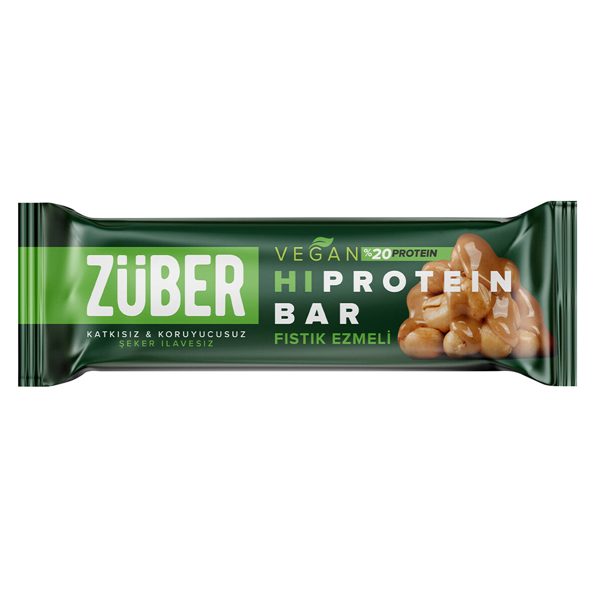 Züber Fıstık Ezmeli Vegan Protein Bar 45 G