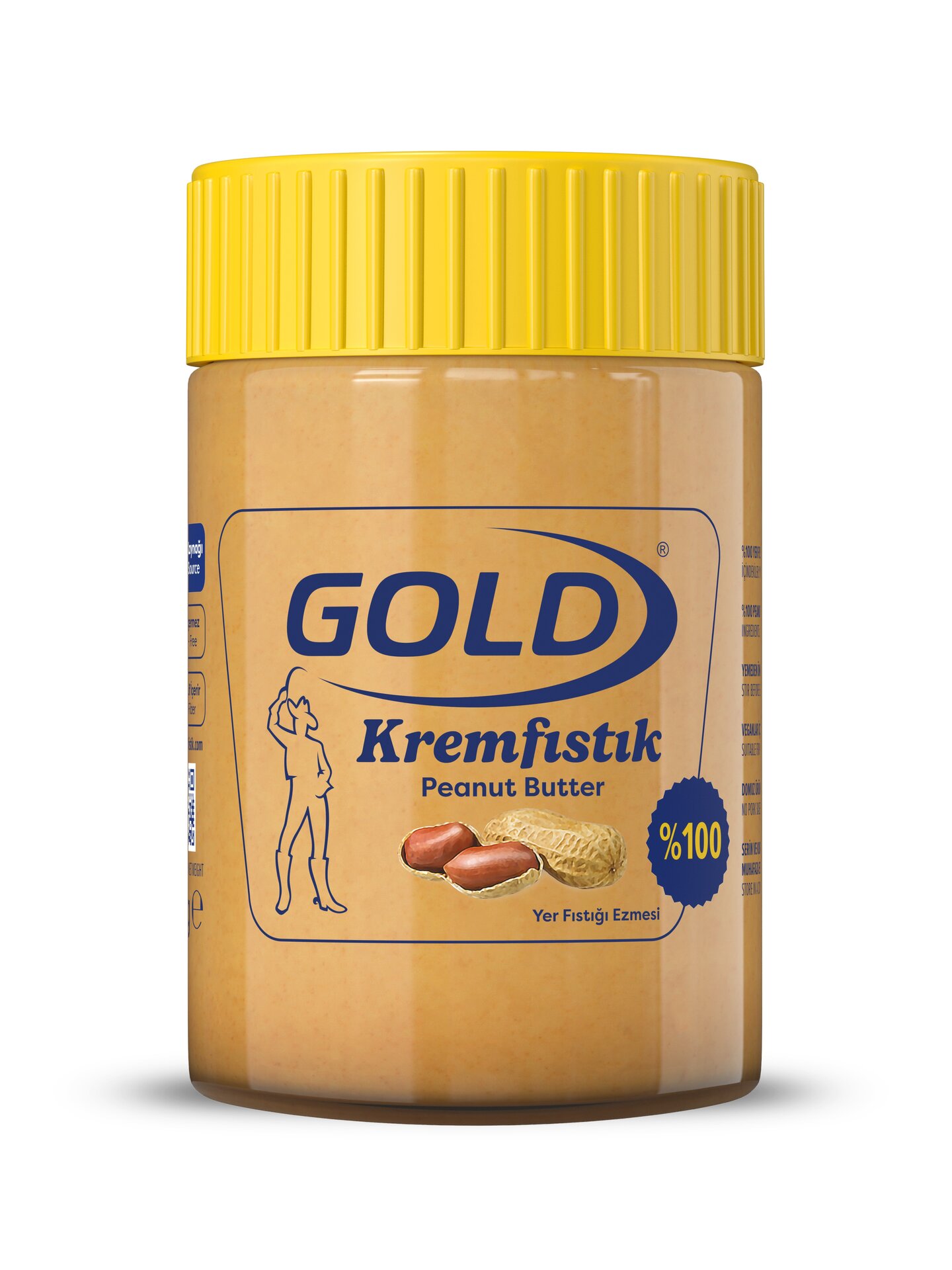 Gold Kremfıstık %100 Fıstık Ezmesı 340 G