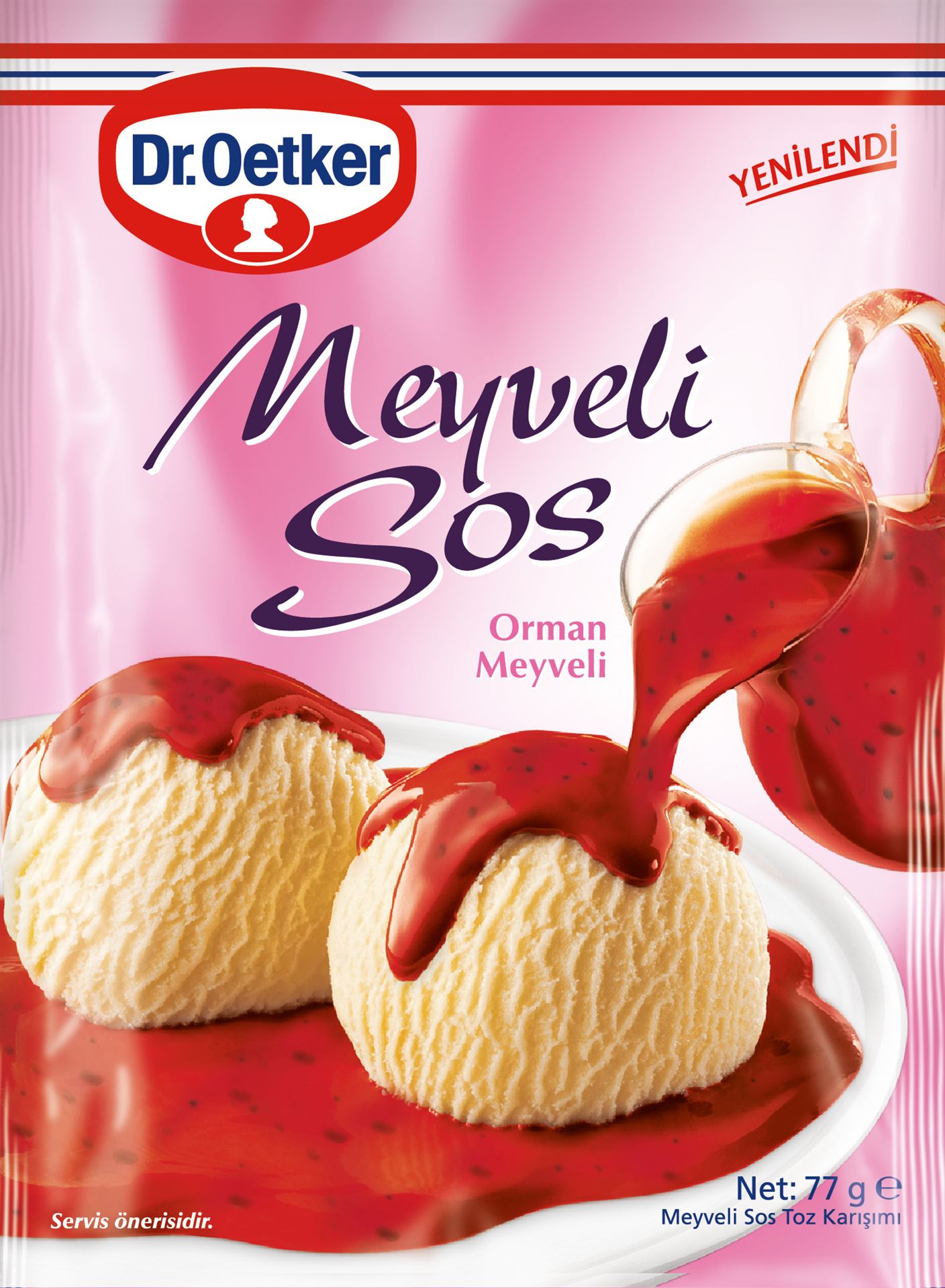 Dr.Oetker Meyveli Tatlı Sos 77 G