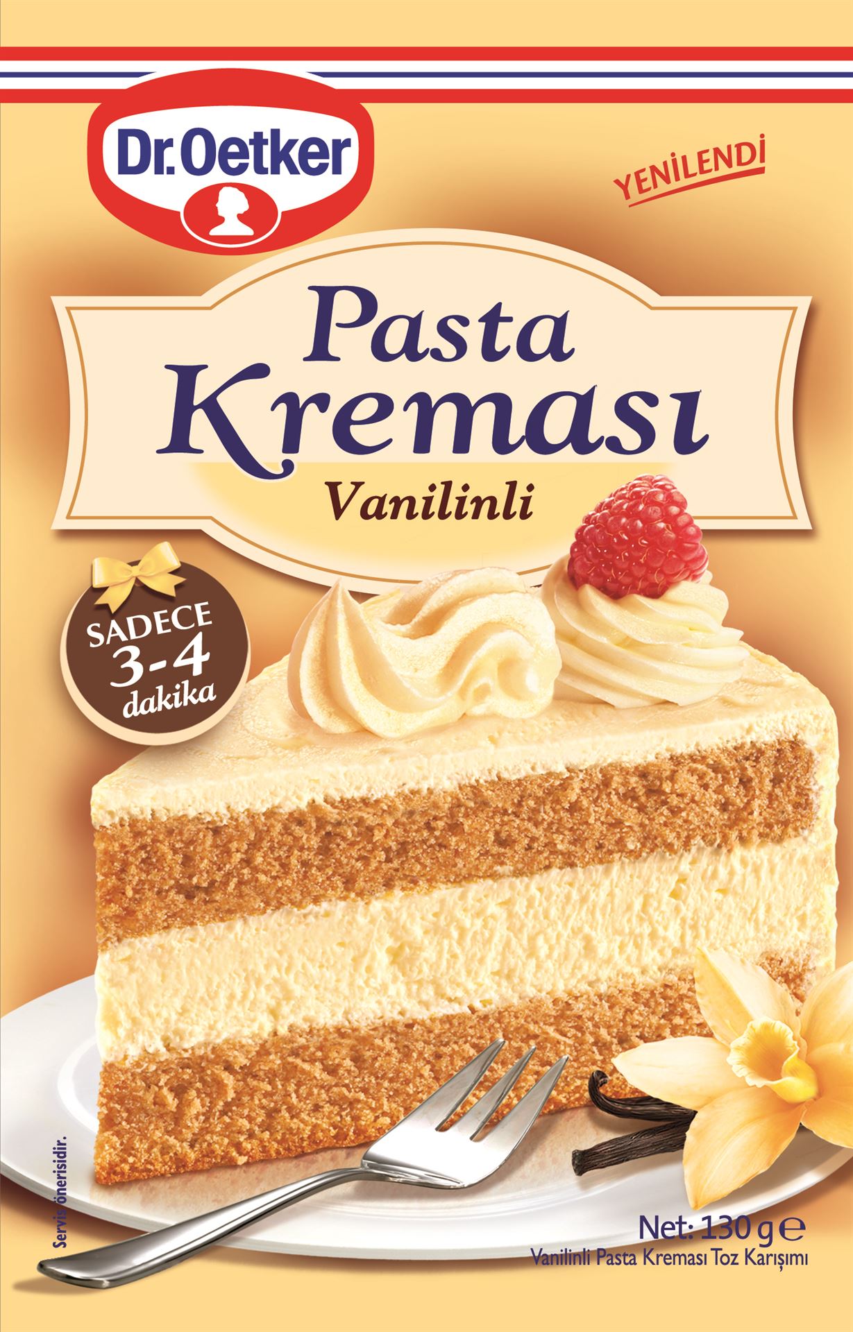 Dr.Oetker Vanilinli Pasta Kreması 130 G