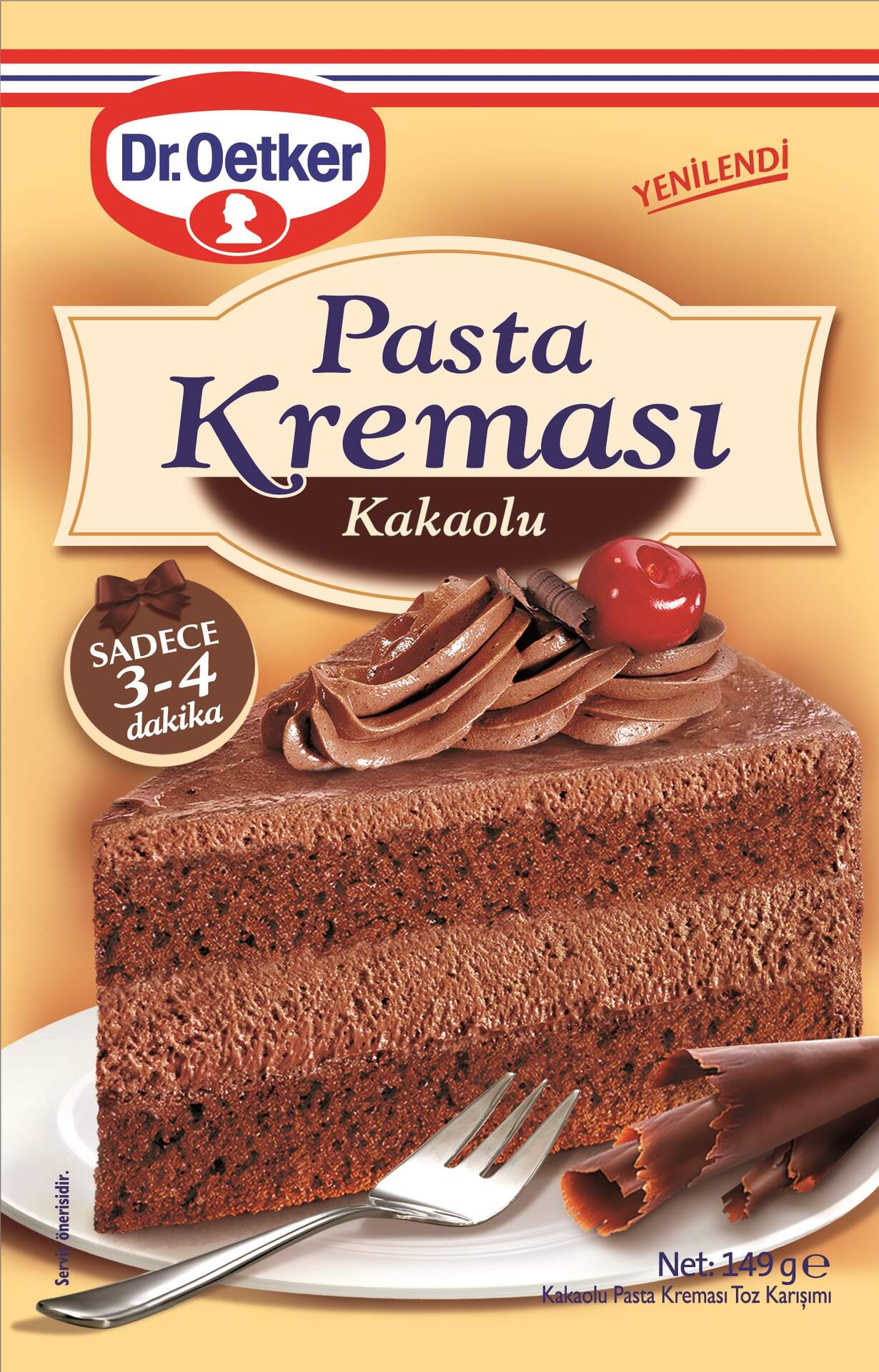 Dr.Oetker Kakaolu Pasta Kreması 149 G