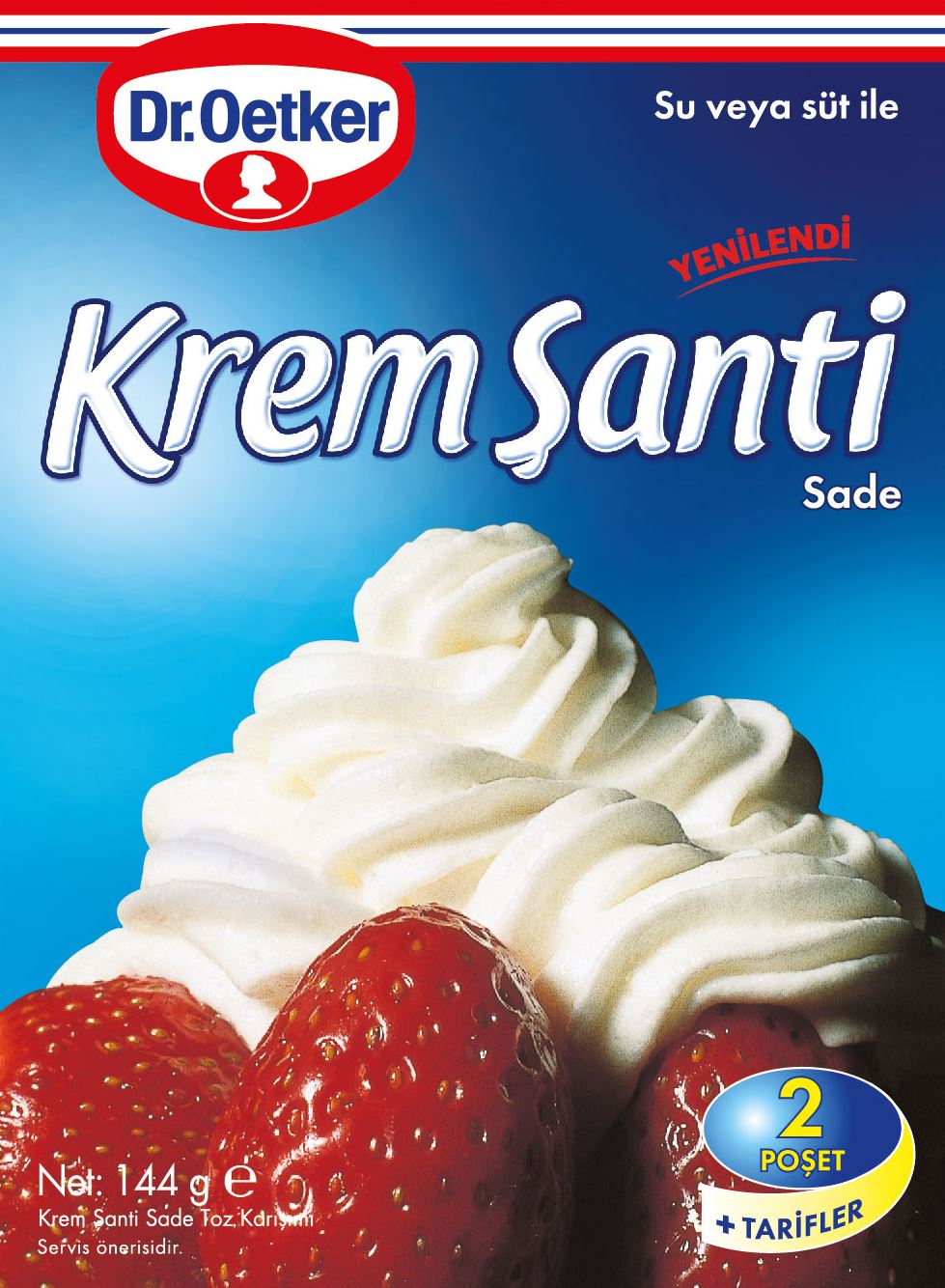 Dr.Oetker Krem Şanti Std. 2*72 G