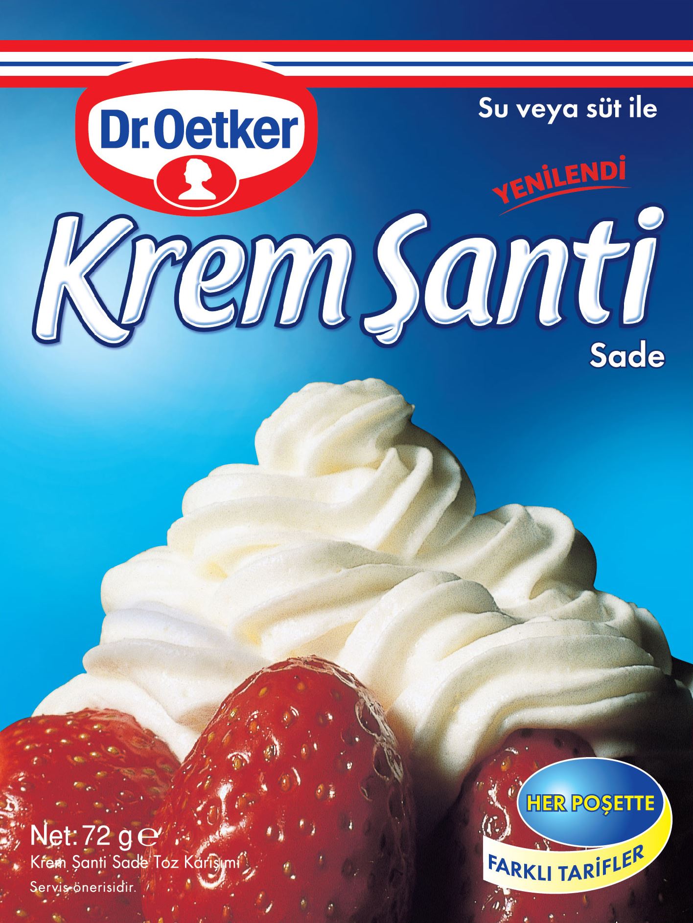 Dr.Oetker Krem Şanti Poşet 72 G