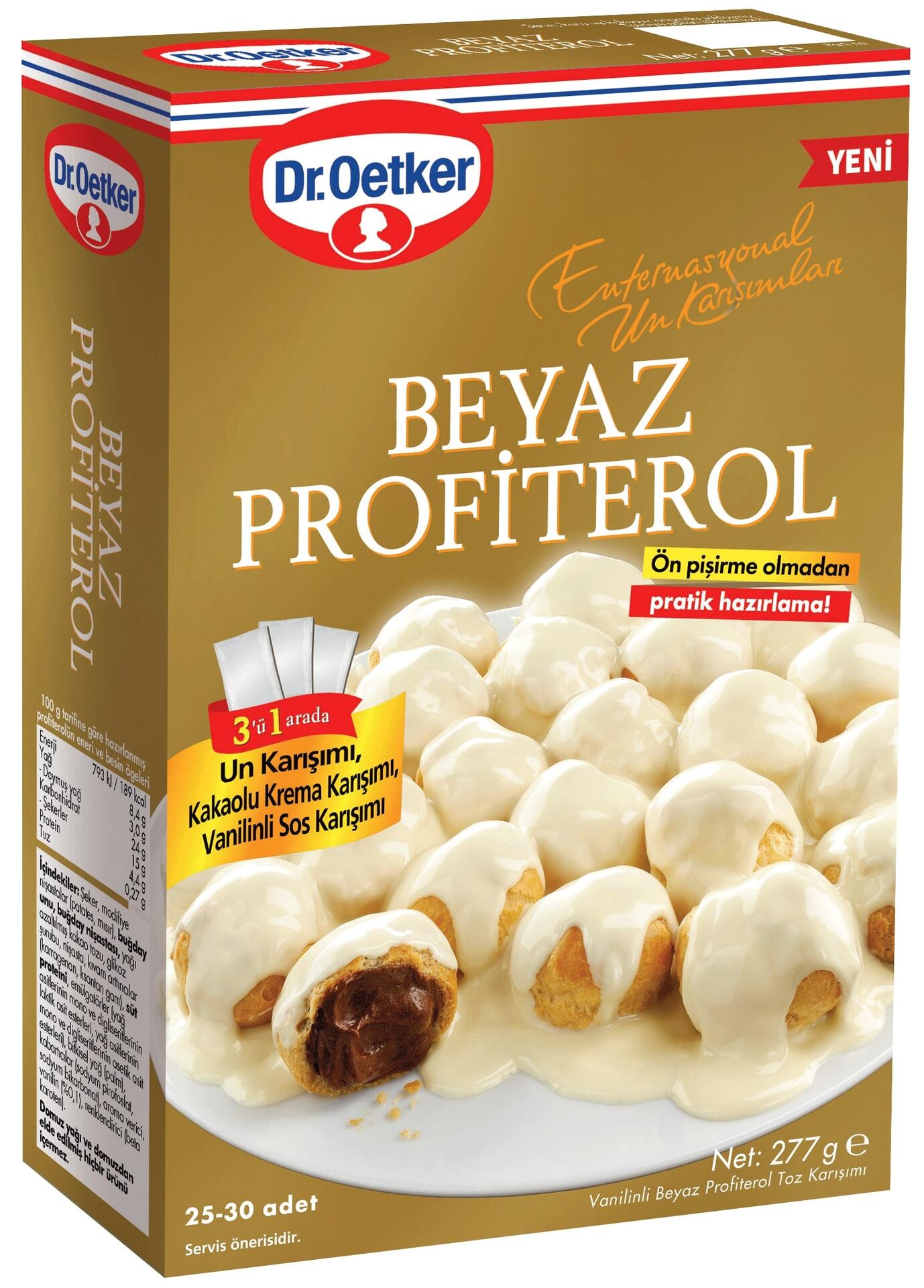 Dr.Oetker Beyaz Profiterol 277 G