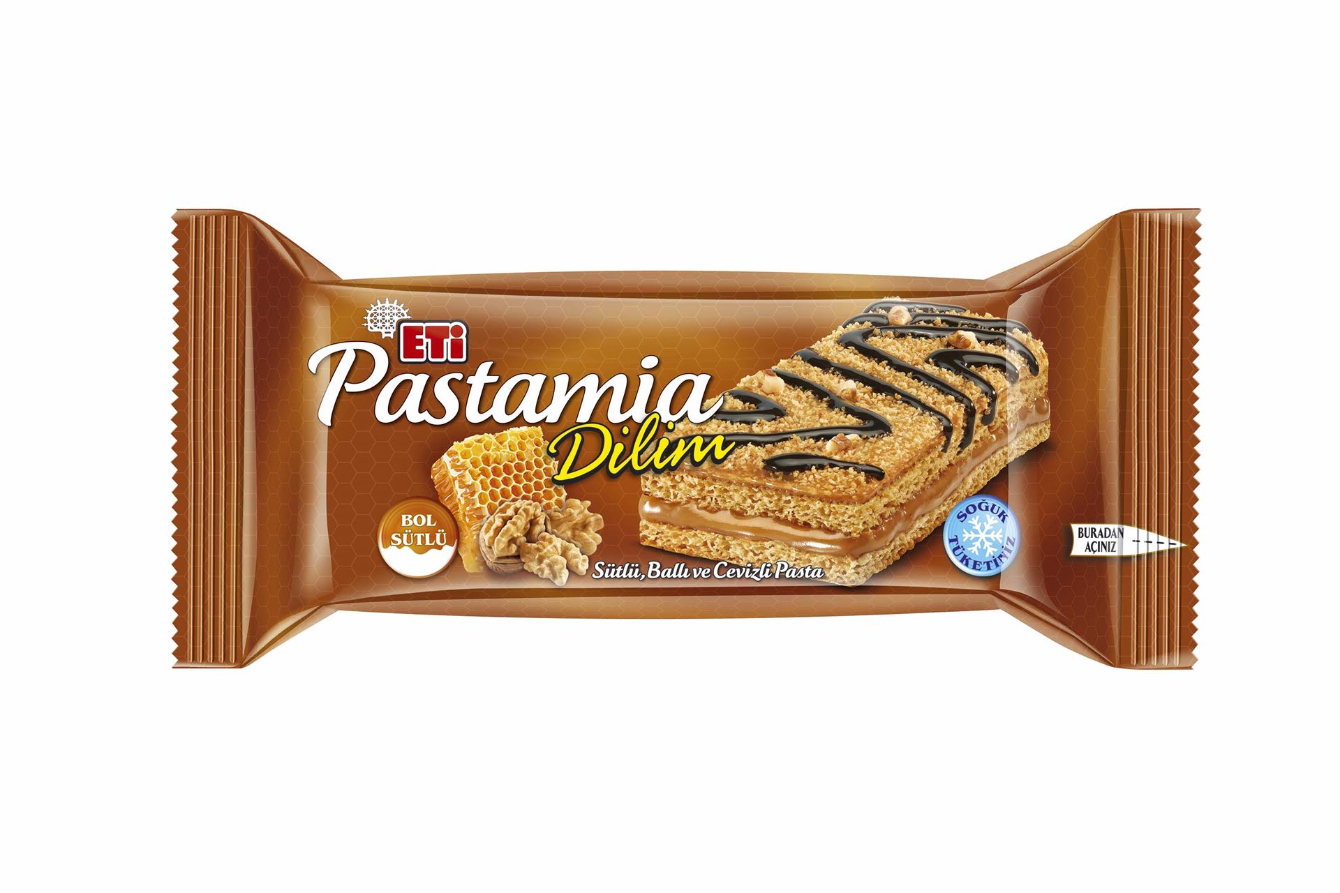 Eti Pastamıa Dilim Sütlü Ballı Cevizli Pasta 27.5G