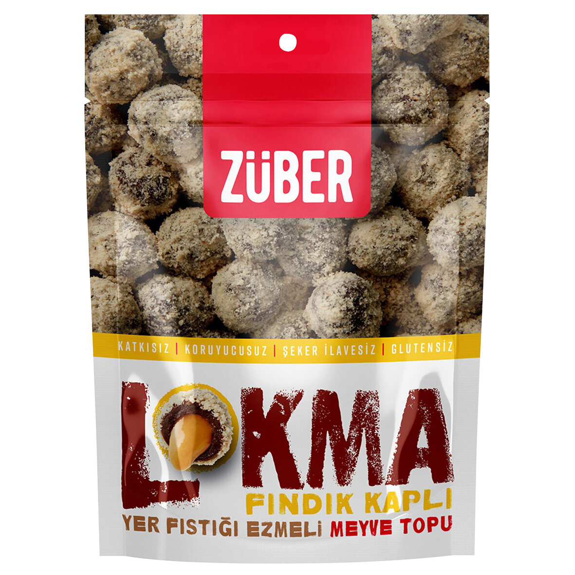 Züber Lokma Fındık Kaplı Meyve Topu 96 G