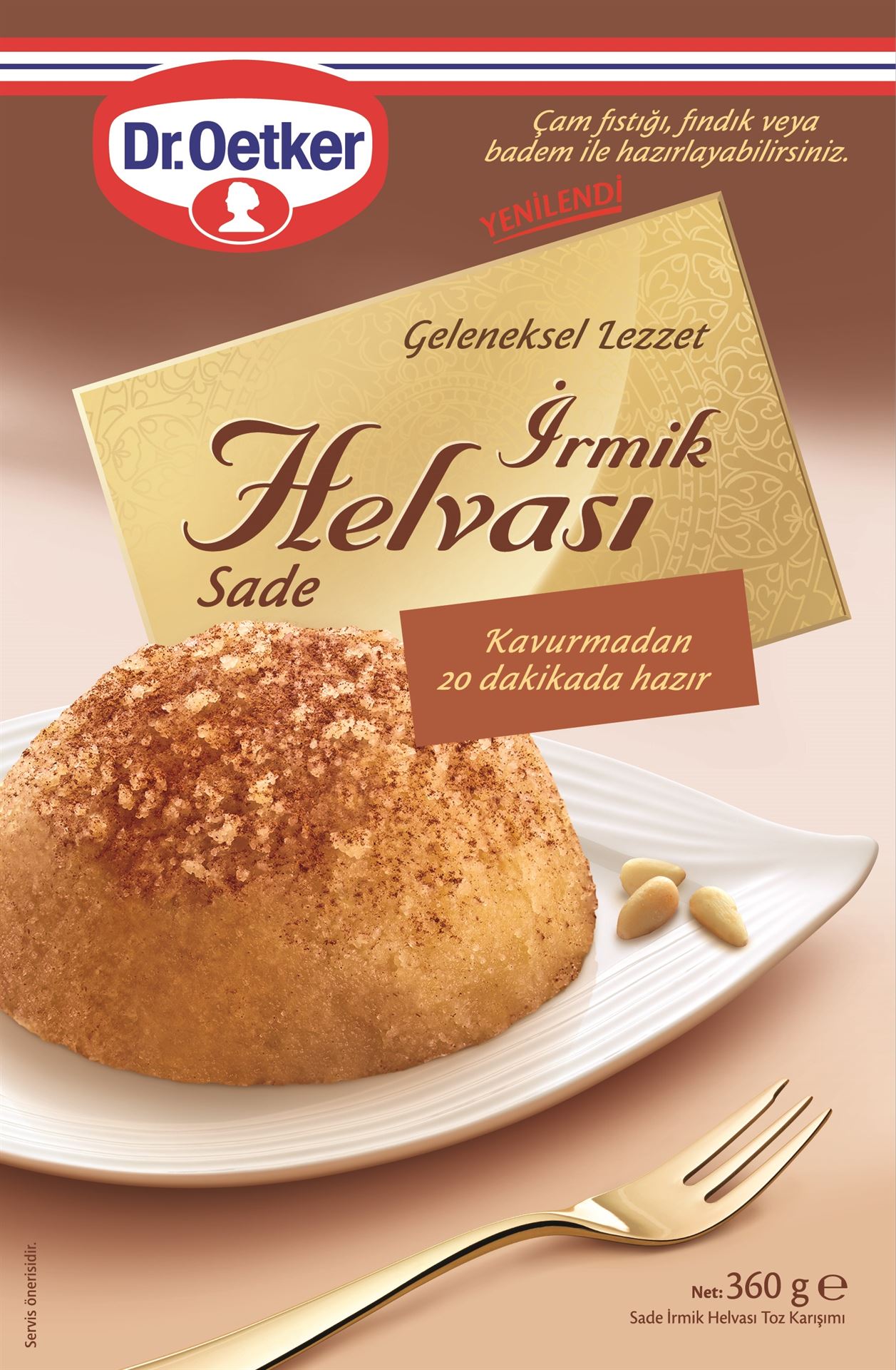 Dr.Oetker İrmik Helvası Sade 360 G