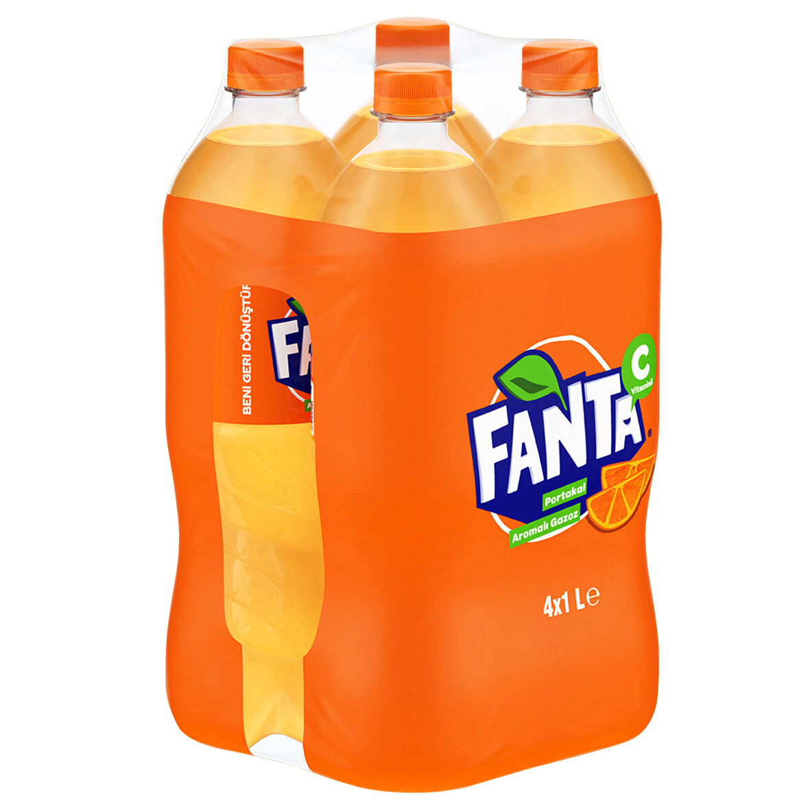 Fanta Portakal 4 X1 L