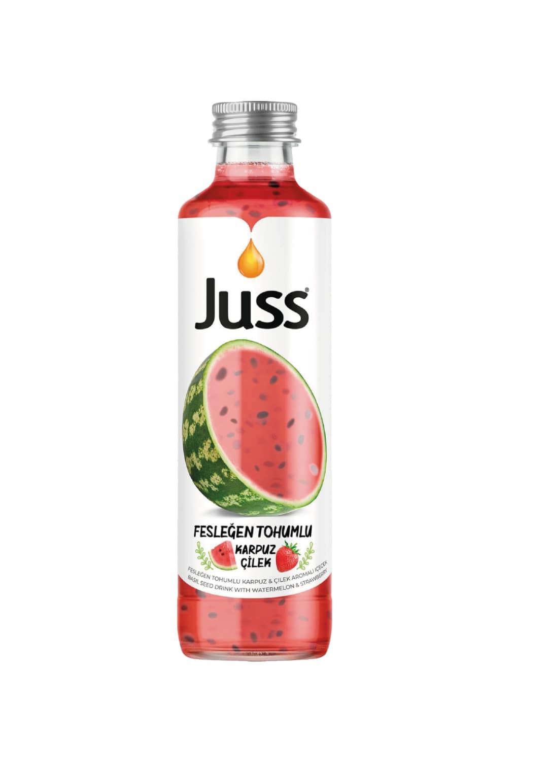 Juss Fesleğen Tohumlu Karpuz&Çilek 250 Ml