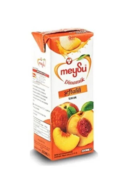 Meysu Dinamik Şeftali Meyveli İçecek 200 Ml