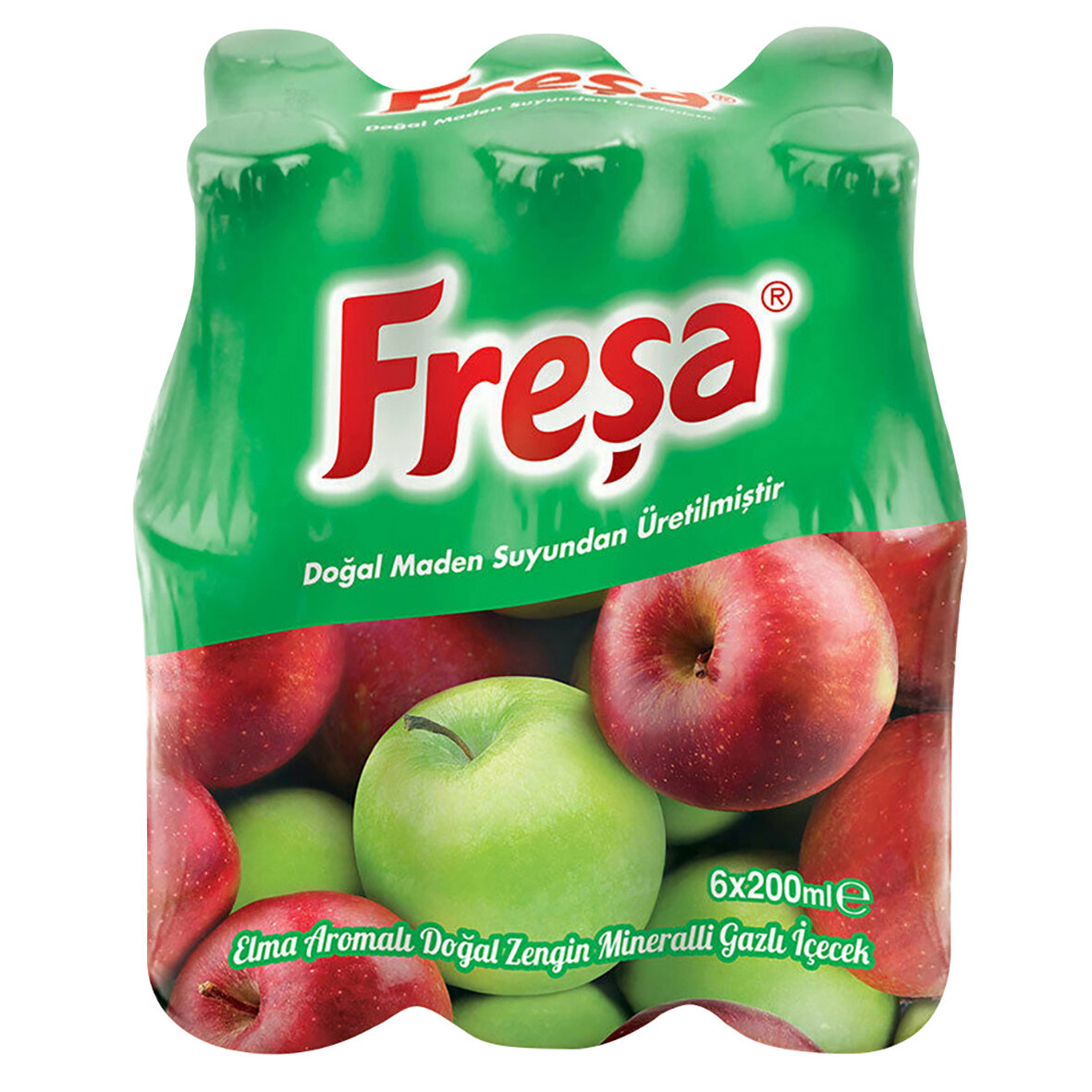 Freşa Elma Aromalı Gazlı İçecek 6*200 Ml