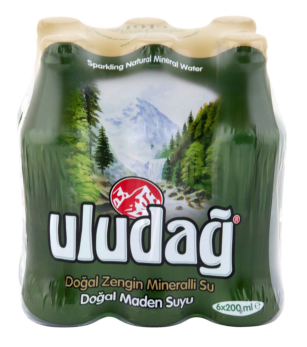 Uludağ Doğal Maden Suyu 6*200 Ml