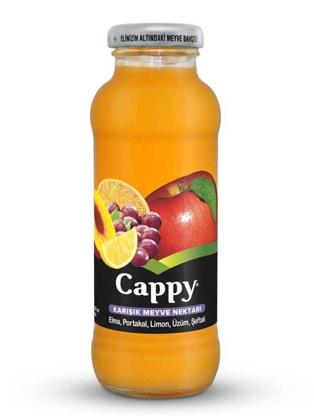 Cappy Karışık Cam Şişe 250 Ml