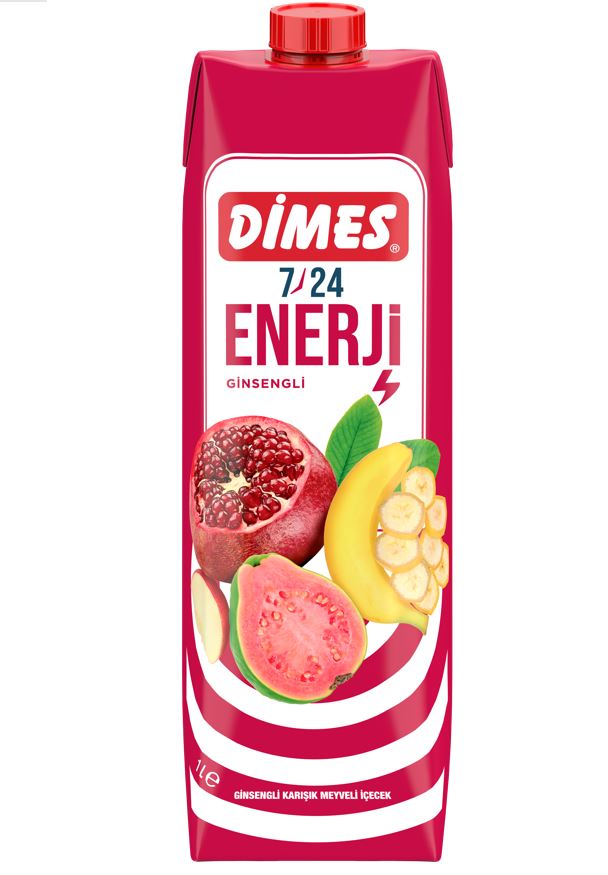Dimes 7/24 Enerji Karışık Meyveli İçecek 1L