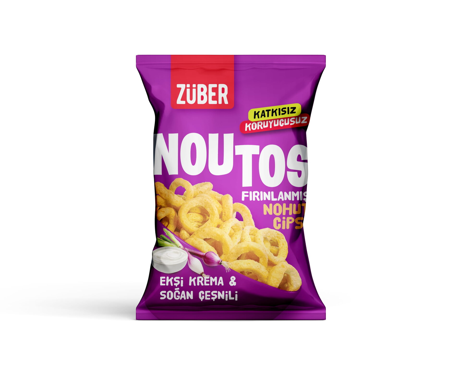 Züber Noutos Ekşi Krema Ve Soğan 55G